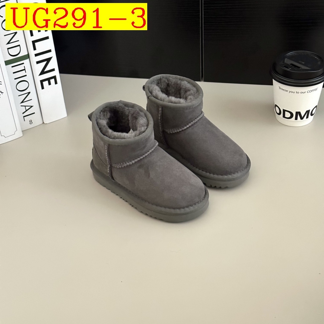 43$ Top Quality UGG mini Leather Wool for kids size 25-34 326240 UG291 gallery