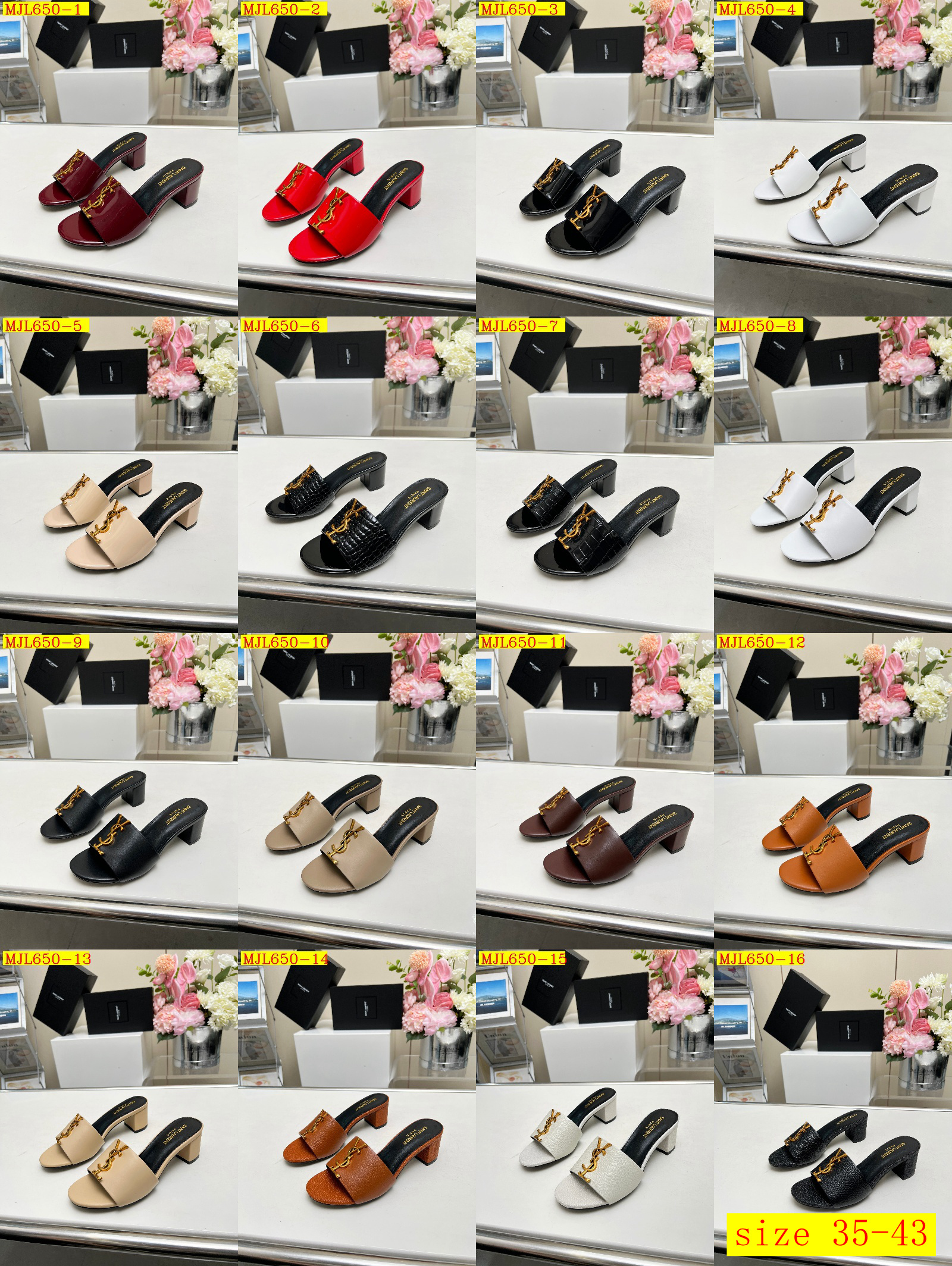 43$ dh Saint Laurent size 35-43 81594024938 MJL650 gallery