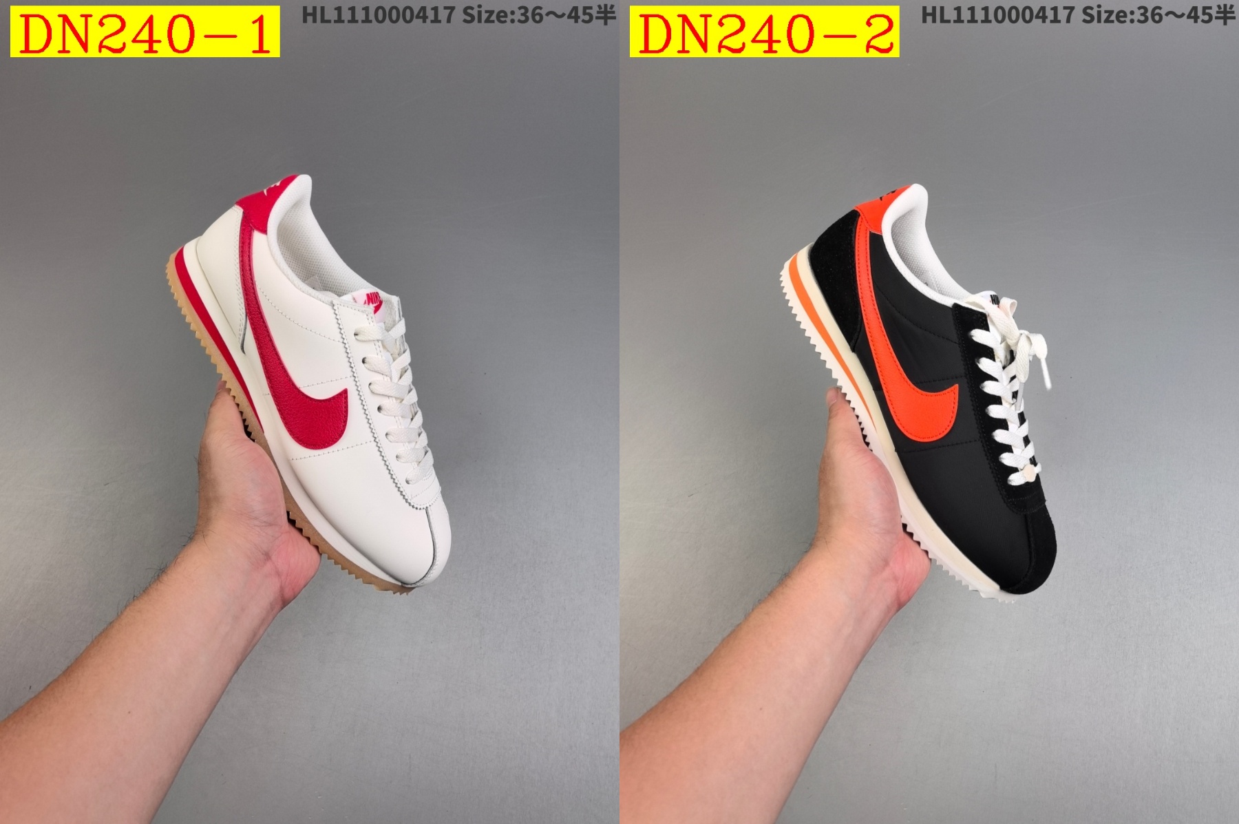 43$ dh Top Quality Nike Classic Cortez half size 36-45 92506034030 DN240 gallery