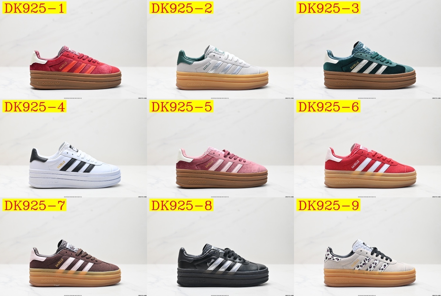 43$ new_dh Adidas Gazelle Bold W Half size 35-42 61385024719 DK925 gallery