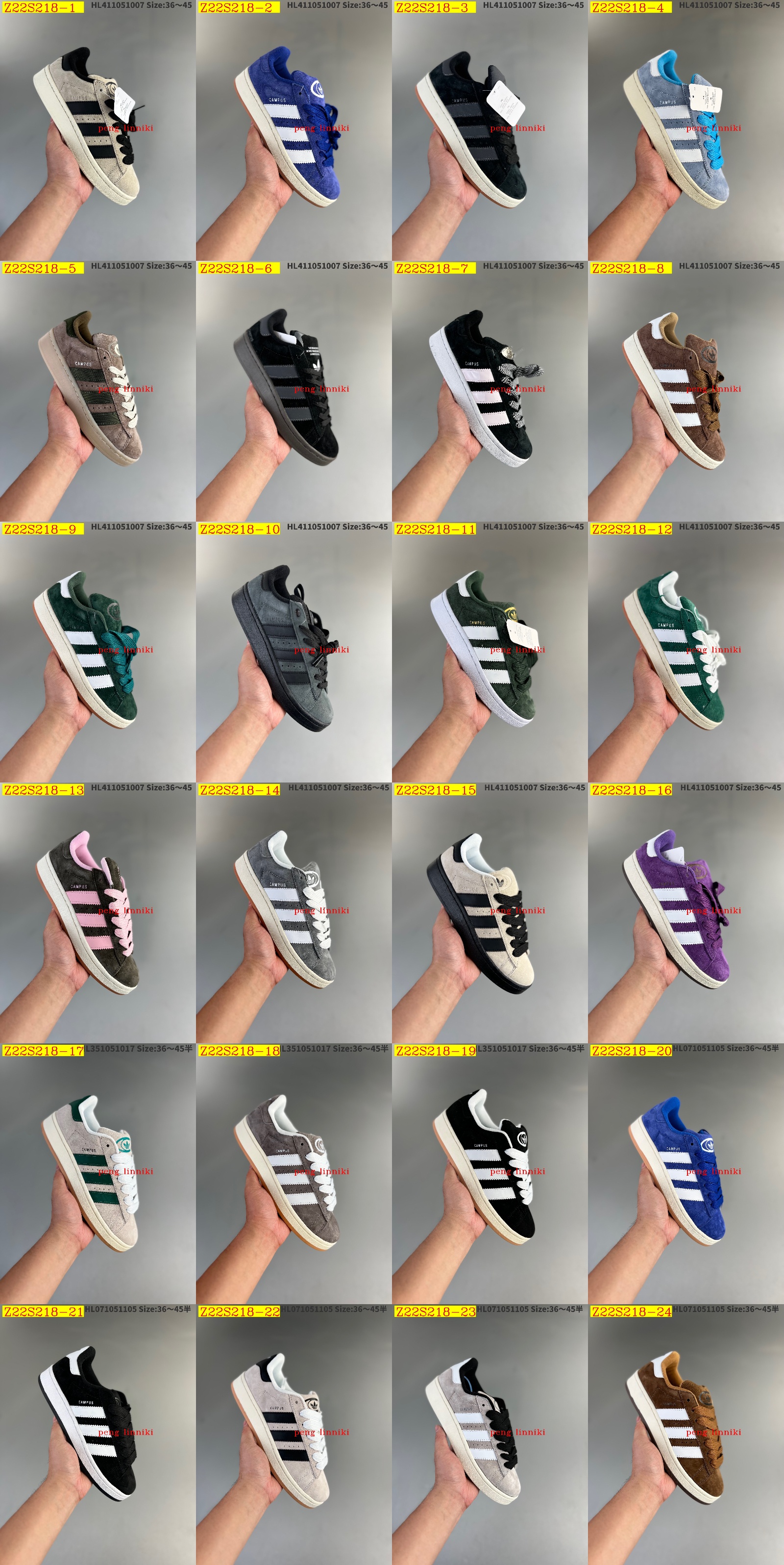 43$ new_dh Adidas Originals Campus 00s size 36-45 32117024912 Z22S218 gallery