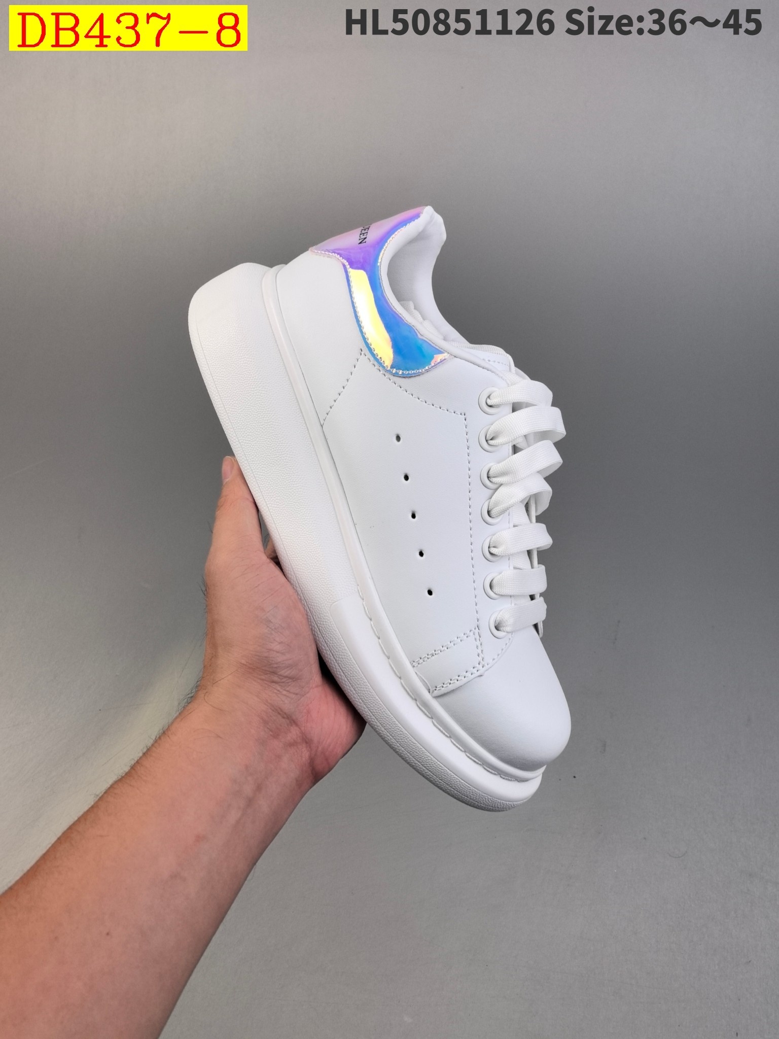 43$ new_dh Alexander McQueen Oversized Sneakers size 36-45 41576024815 DB437 gallery