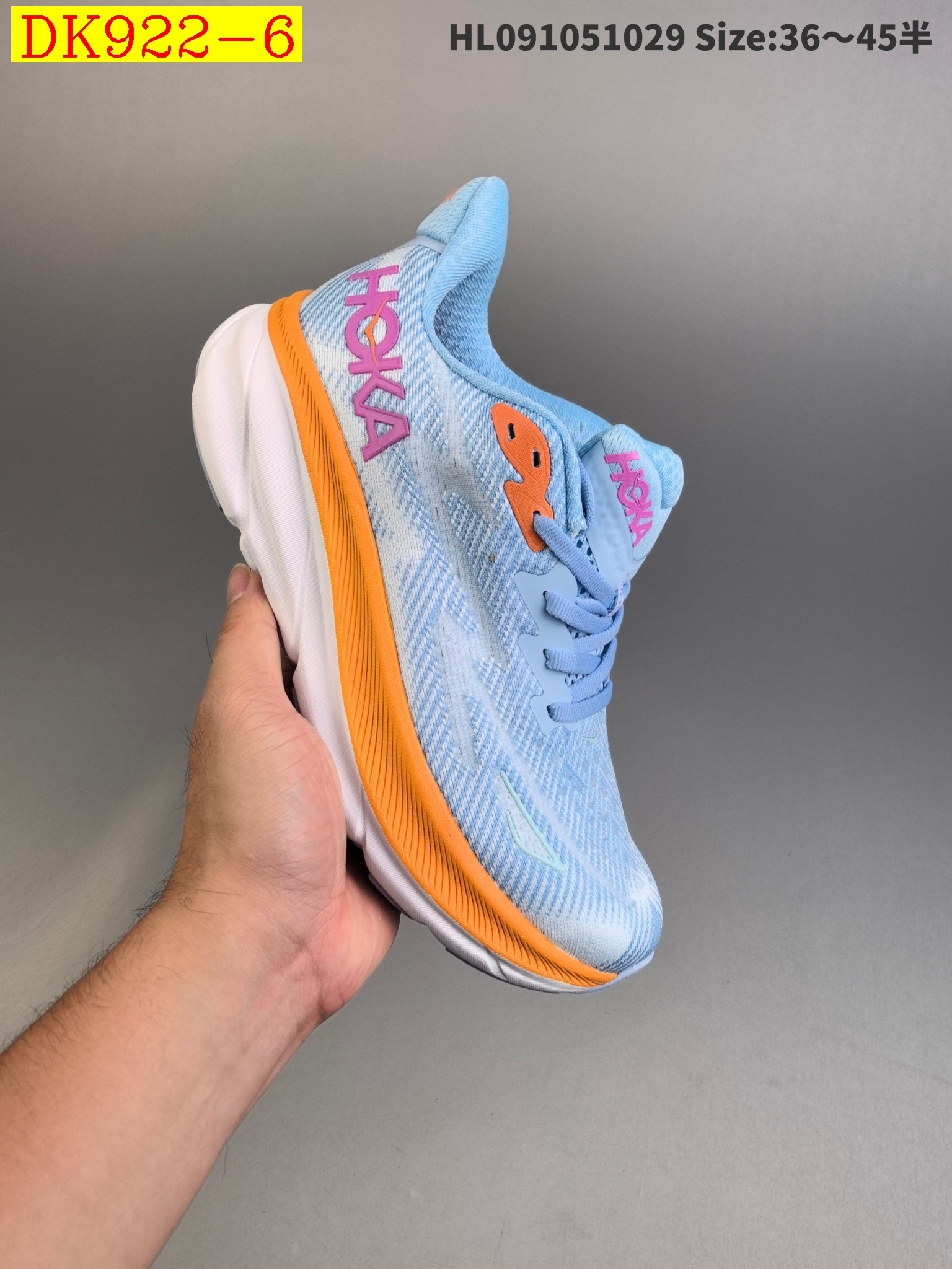 43$ new_dh HOKA M CLIFTON 9 size 36-45 72415024816 DK922 gallery