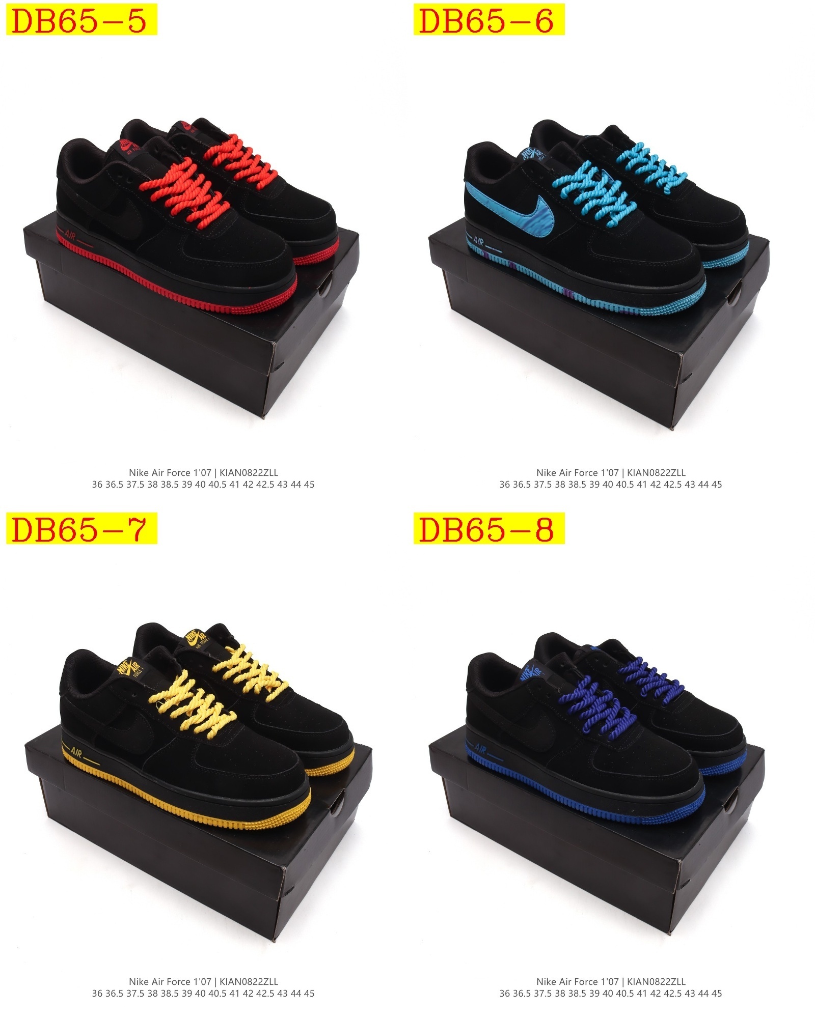 43$ new_dh Nike Air Force 1 07 Low size 36-45 42106024815 DB65 gallery