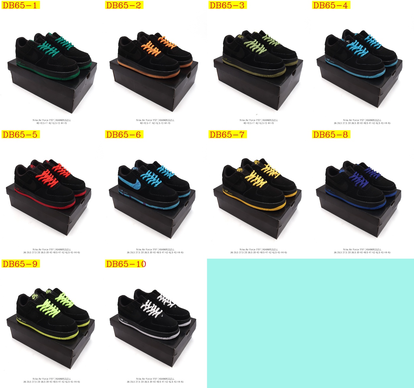 43$ new_dh Nike Air Force 1 07 Low size 36-45 42106024815 DB65 gallery