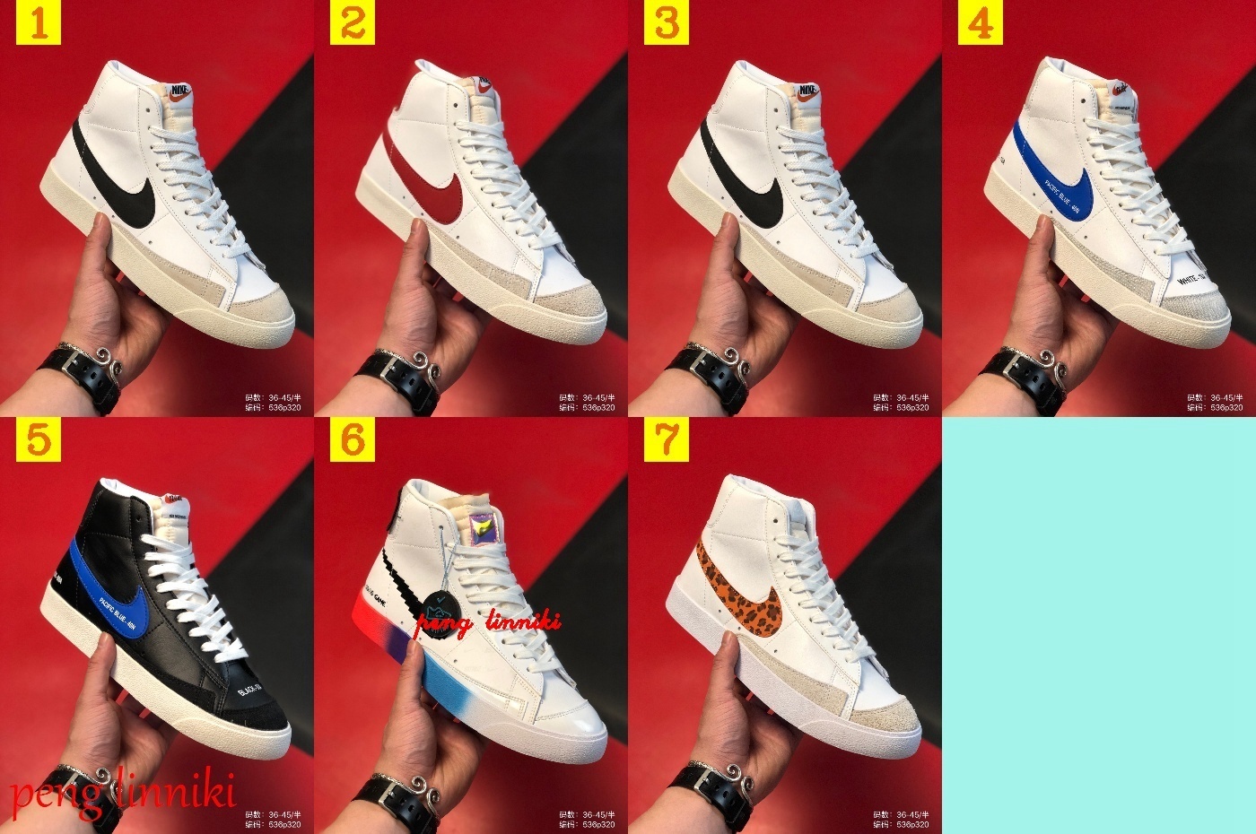 43$ new_dh Nike Blazer Mid 77 Vntg AAAAA size 36-45 82524024911 BY7YB15 gallery