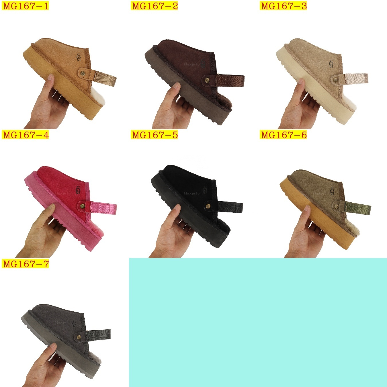 43$ new_dh UGG Artificial wool 4 CM SIZE 34-43 61395024814 MG167 gallery