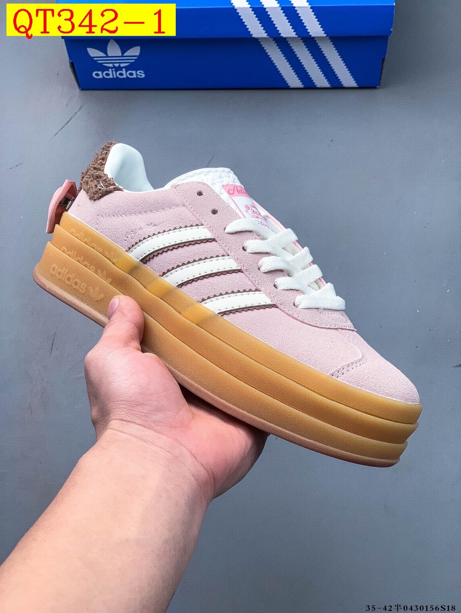 44$ Adidas Gazelle Bold W size 36-42 half 112860 QT342 gallery