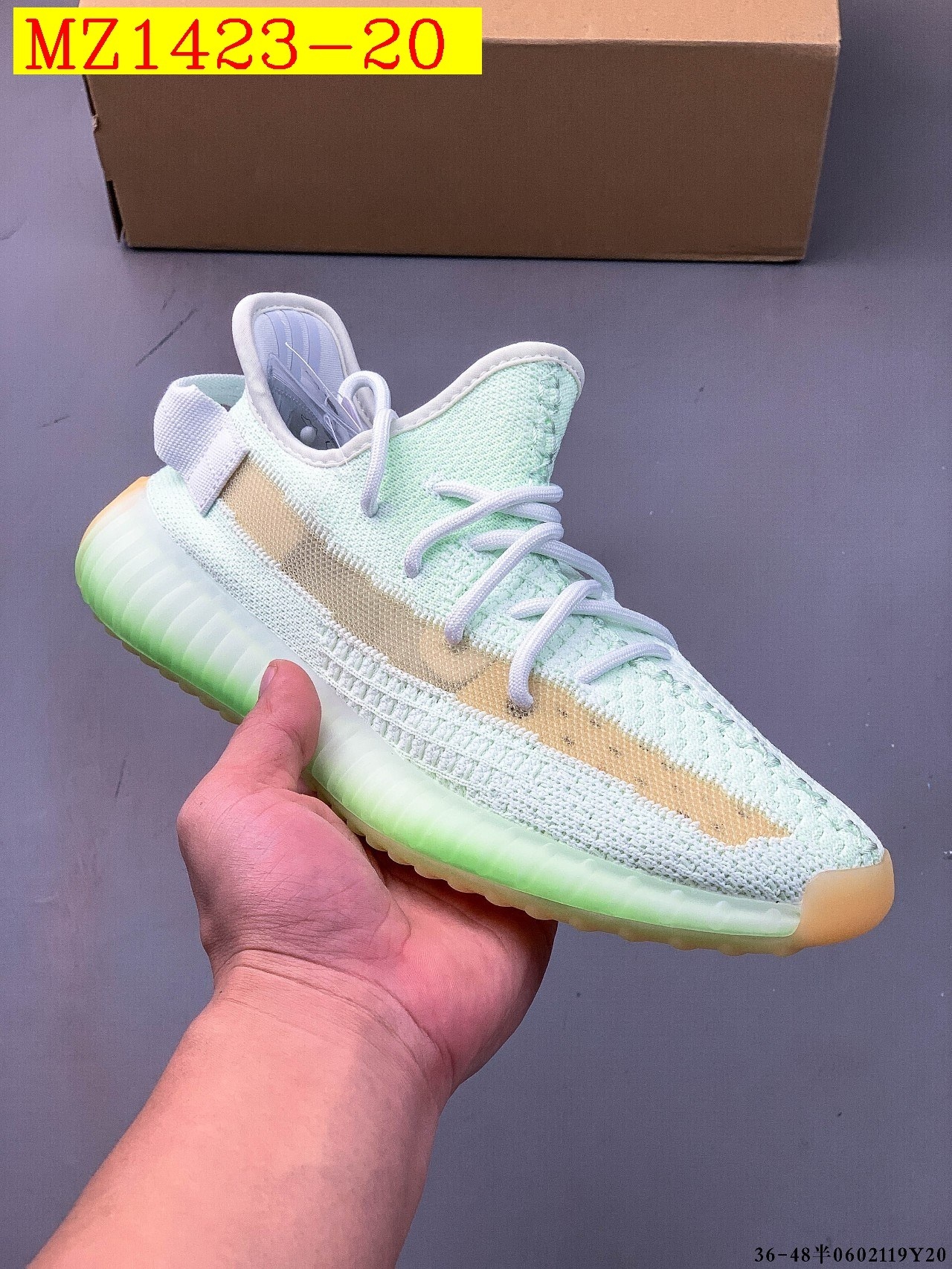 44$ Adidas YEEZY BOOST 350 V2 half size 36-45 826030 MZ1423 gallery