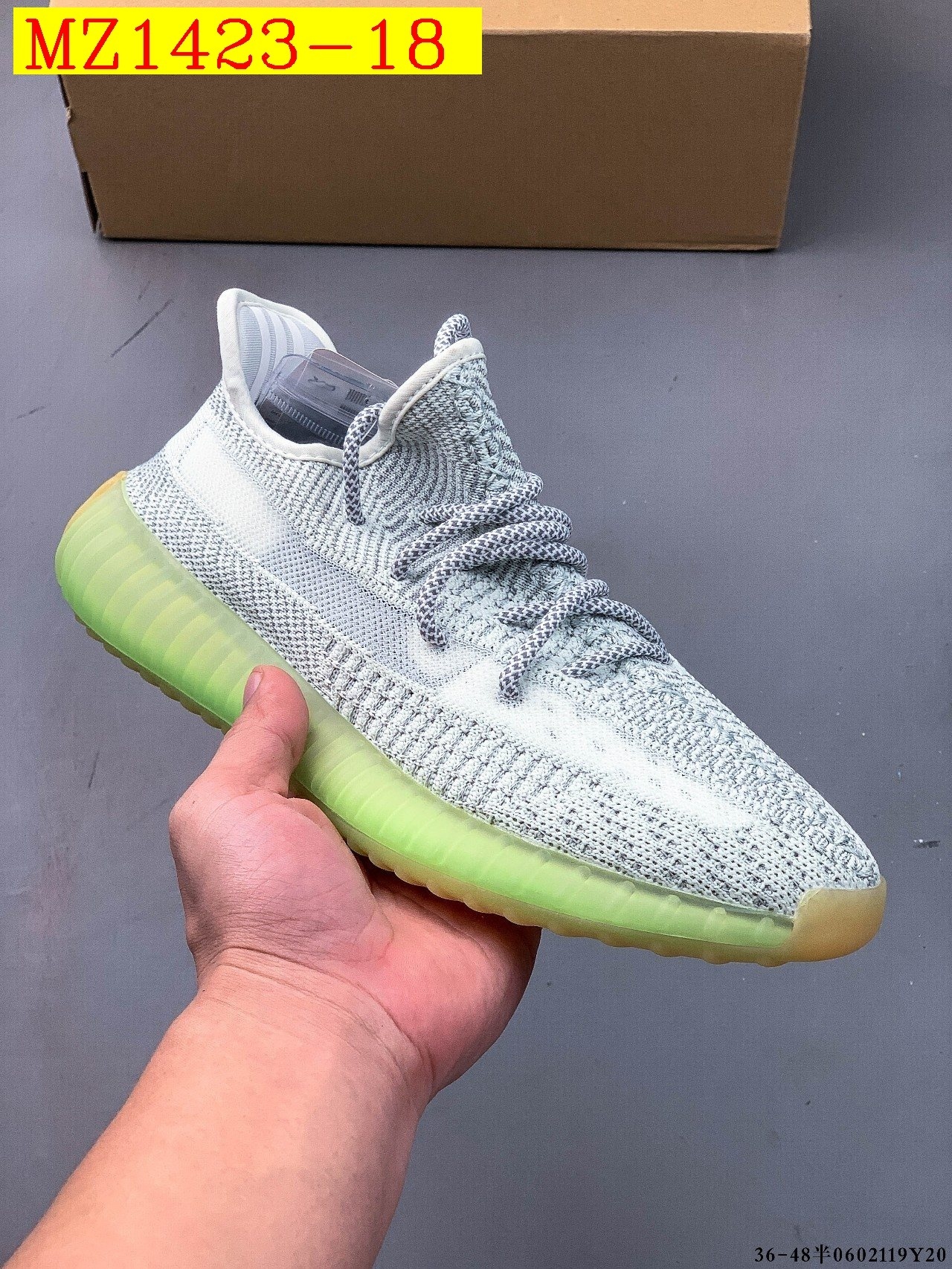 44$ Adidas YEEZY BOOST 350 V2 half size 36-45 826030 MZ1423 gallery