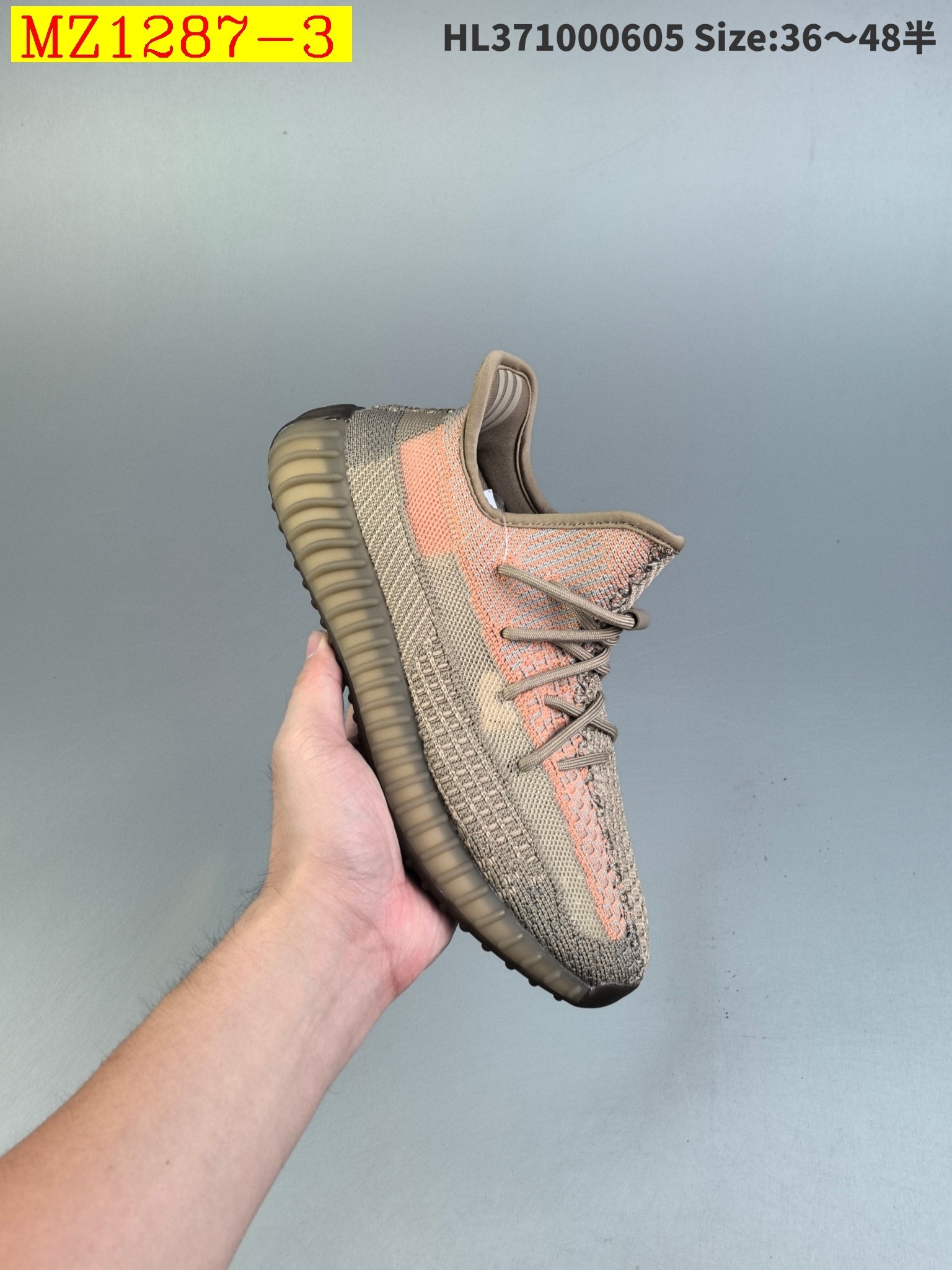 44$ Adidas Yeezy Boost 350V2 size 36-46 half 029050 MZ1287 gallery