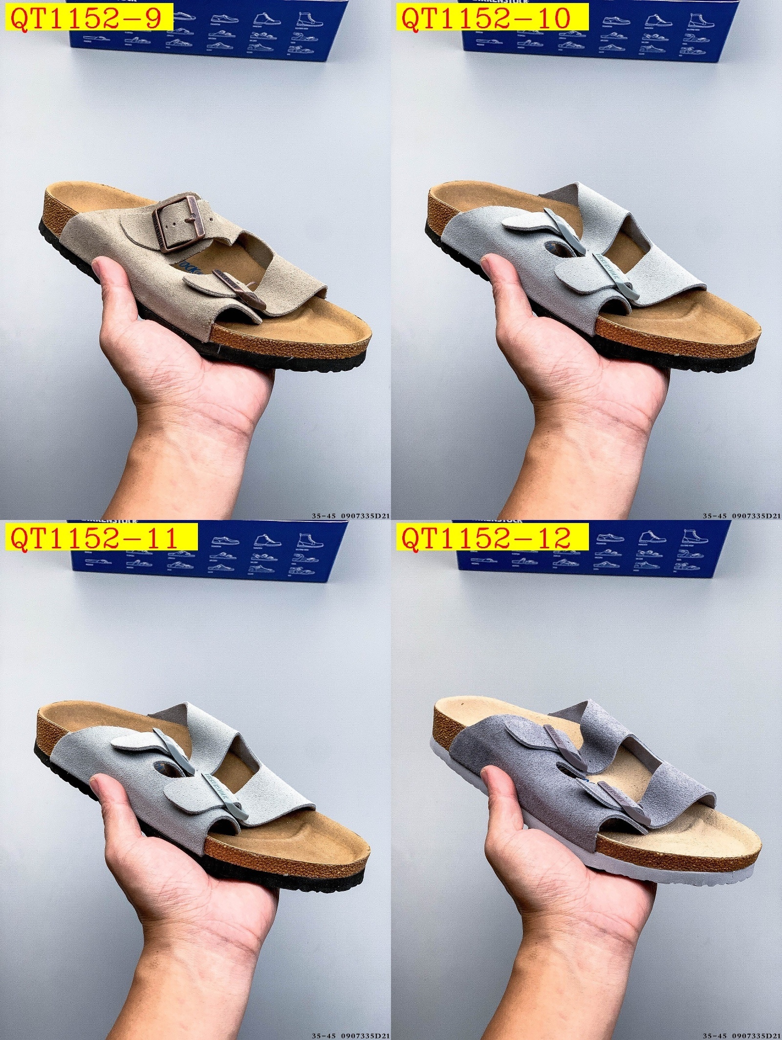 44$ Birkenstock Zurich Leather Size 35-45 822190 QT1152 gallery