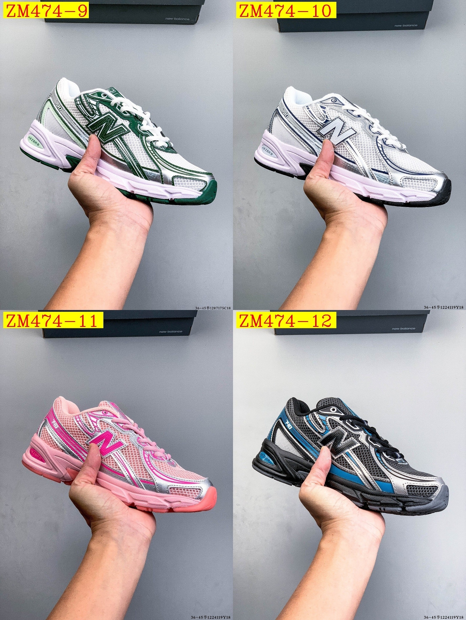 44$ New Balance NB740 Size 36-45 912830 ZM474 gallery