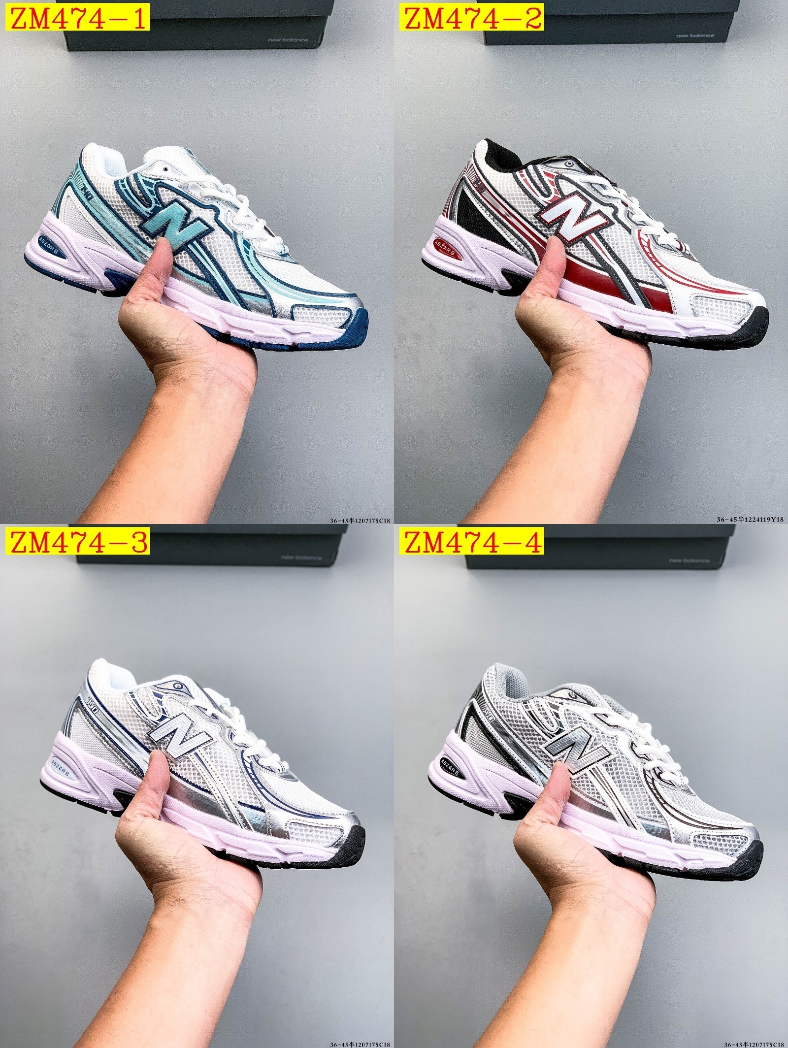 44$ New Balance NB740 Size 36-45 912830 ZM474 gallery