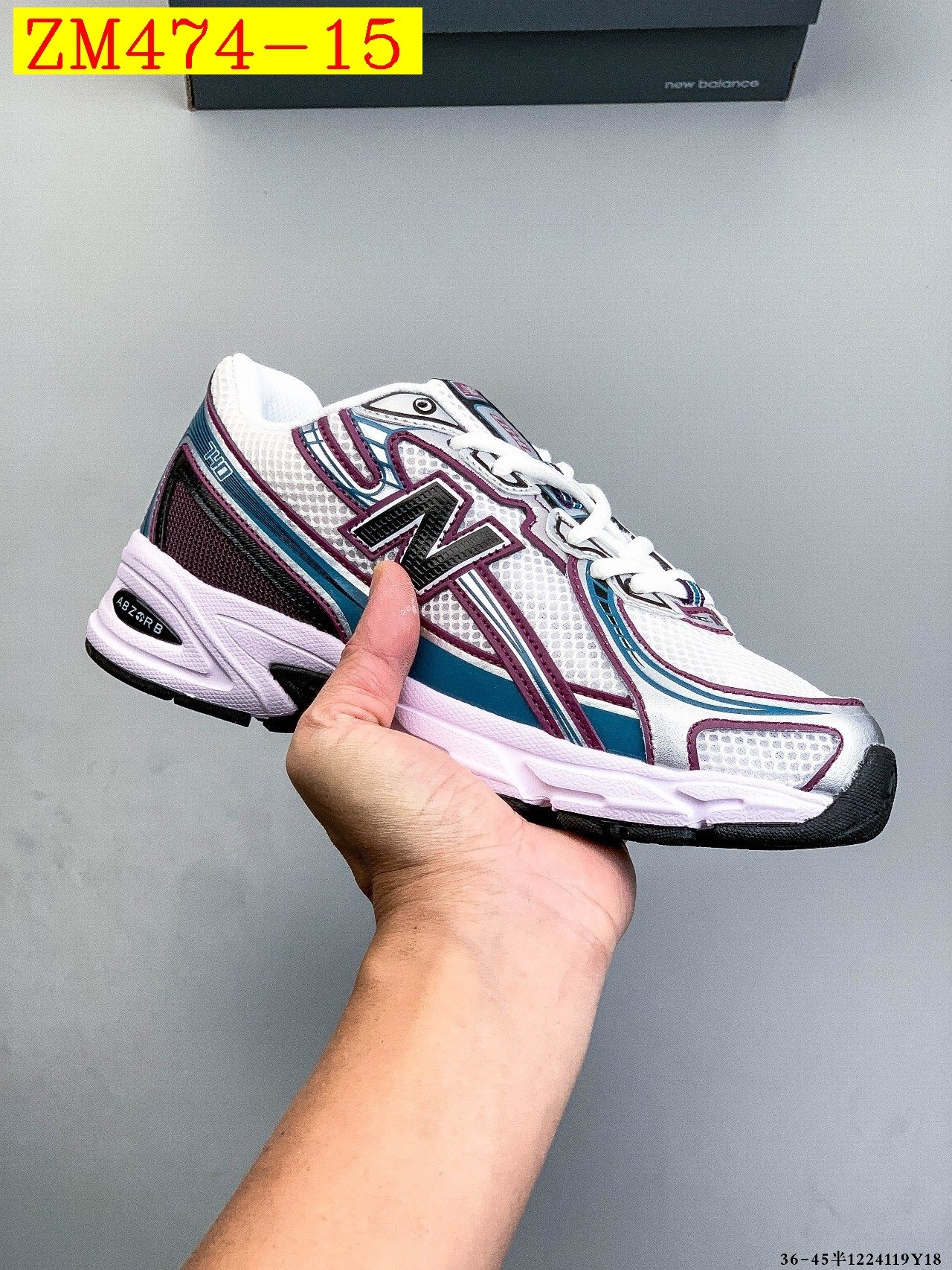 44$ New Balance NB740 Size 36-45 912830 ZM474 gallery