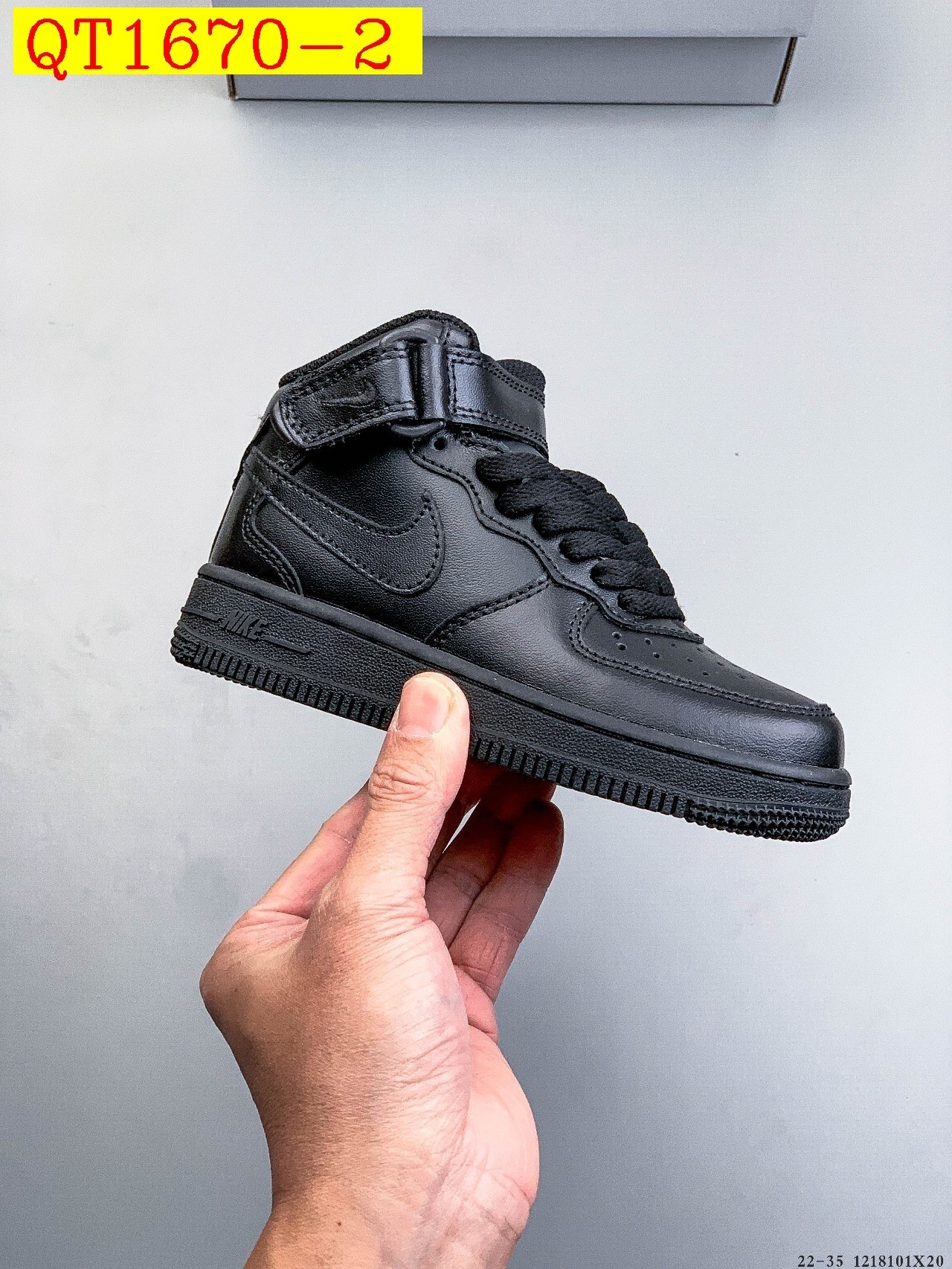 44$ Nike Air Force 1 Mid for kids Size 22-35 221000 QT1670 gallery