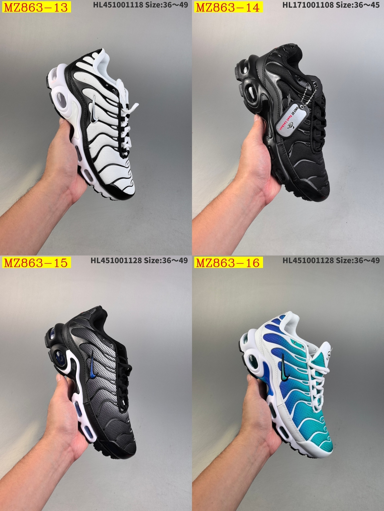 44$ Nike Air Max Plus size 36-46 623040 MZ863 gallery