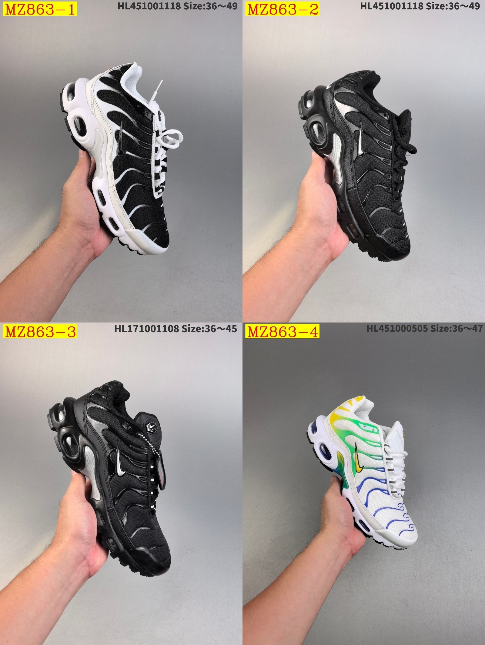 44$ Nike Air Max Plus size 36-46 623040 MZ863 gallery