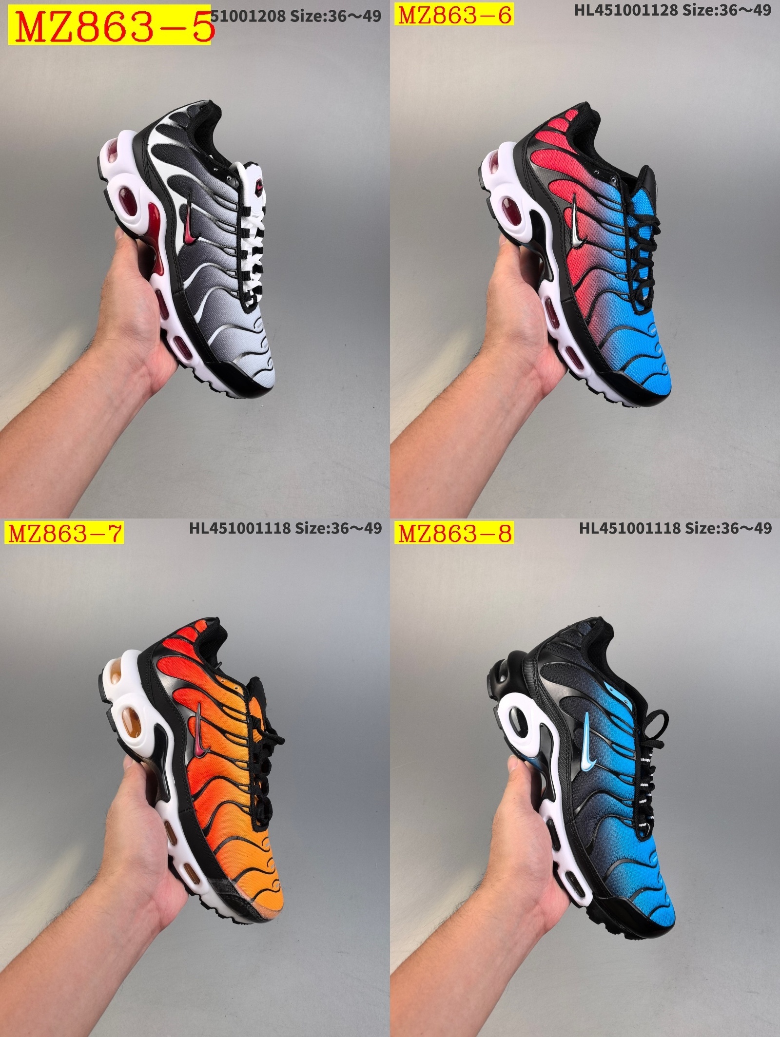 44$ Nike Air Max Plus size 36-46 623040 MZ863 gallery