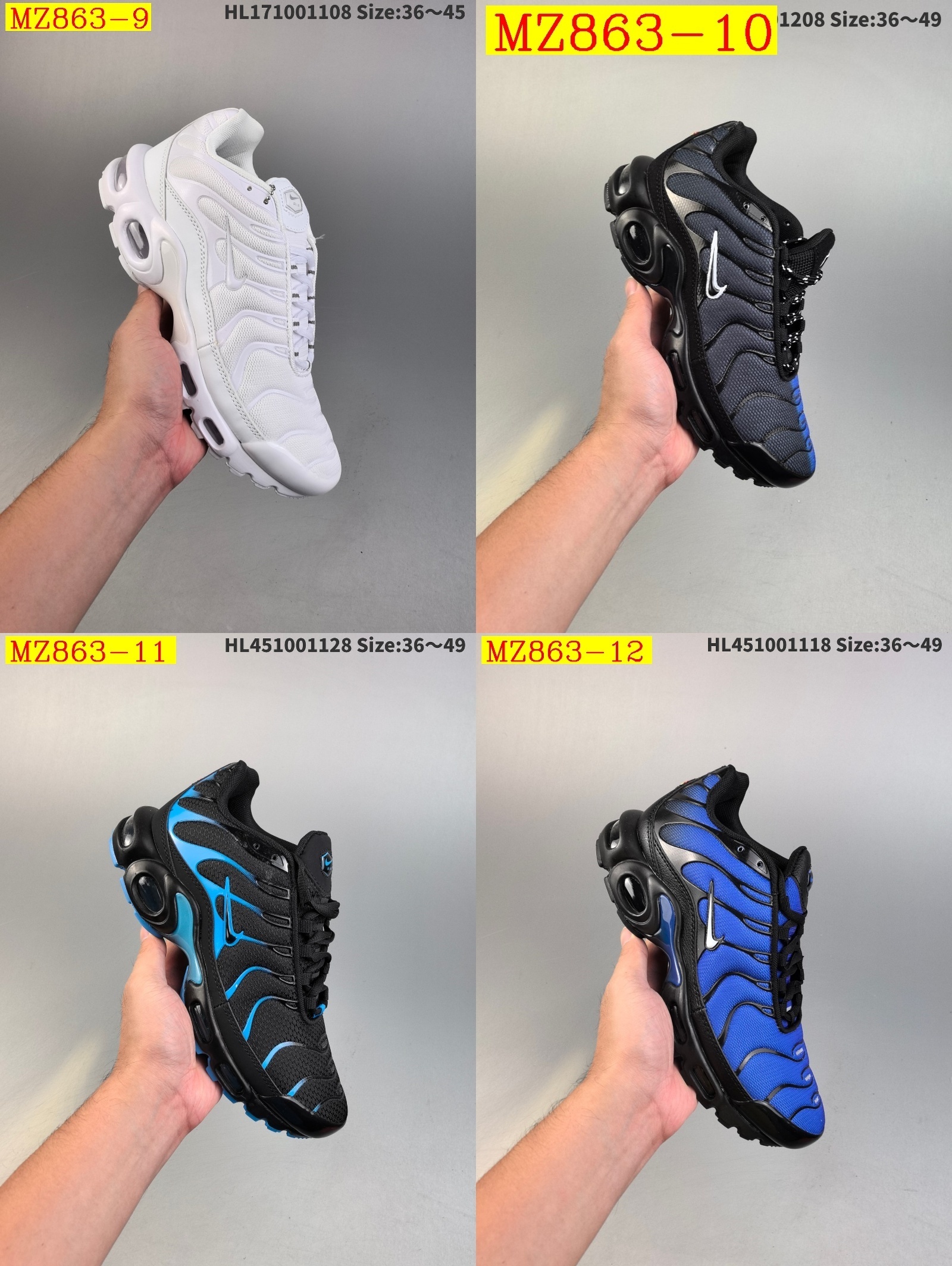 44$ Nike Air Max Plus size 36-46 623040 MZ863 gallery