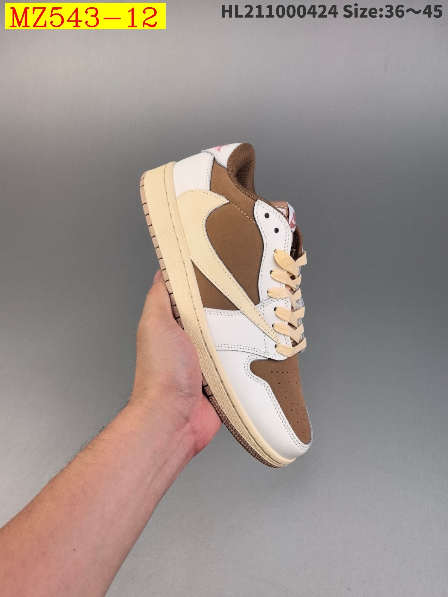 44$ Travis Scott Air Jordan 1 Reverse size 36-45 226060 MZ543 gallery