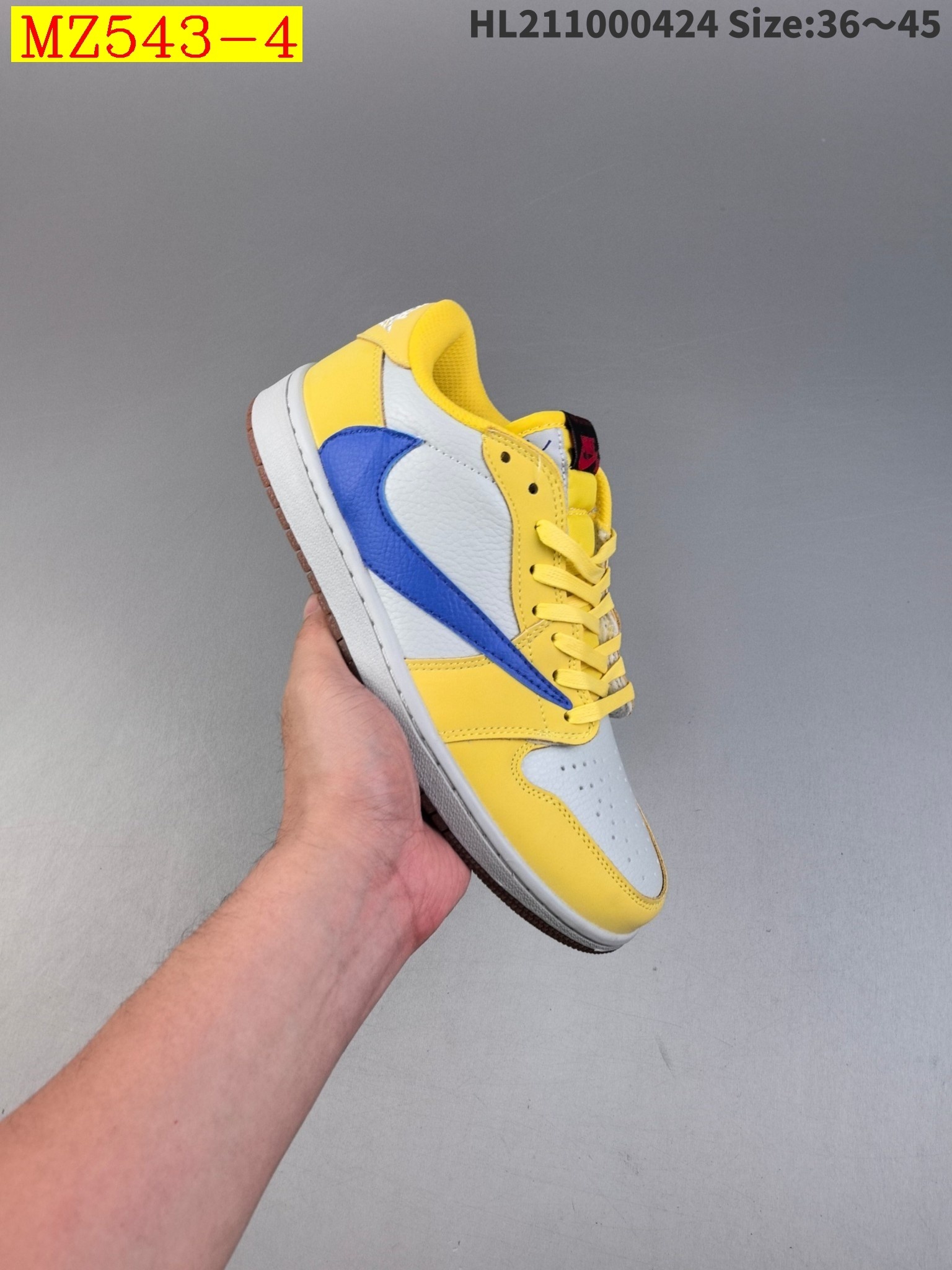 44$ Travis Scott Air Jordan 1 Reverse size 36-45 226060 MZ543 gallery