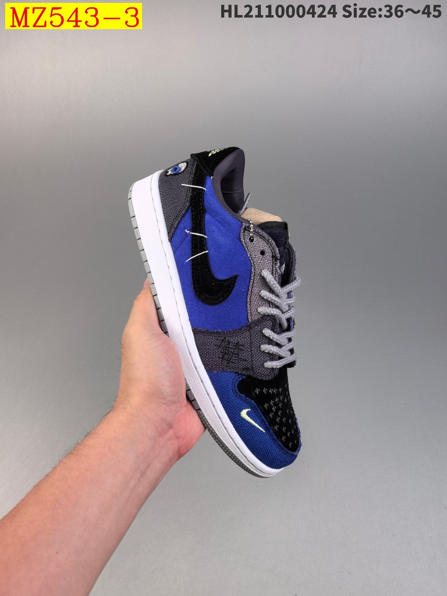 44$ Travis Scott Air Jordan 1 Reverse size 36-45 226060 MZ543 gallery