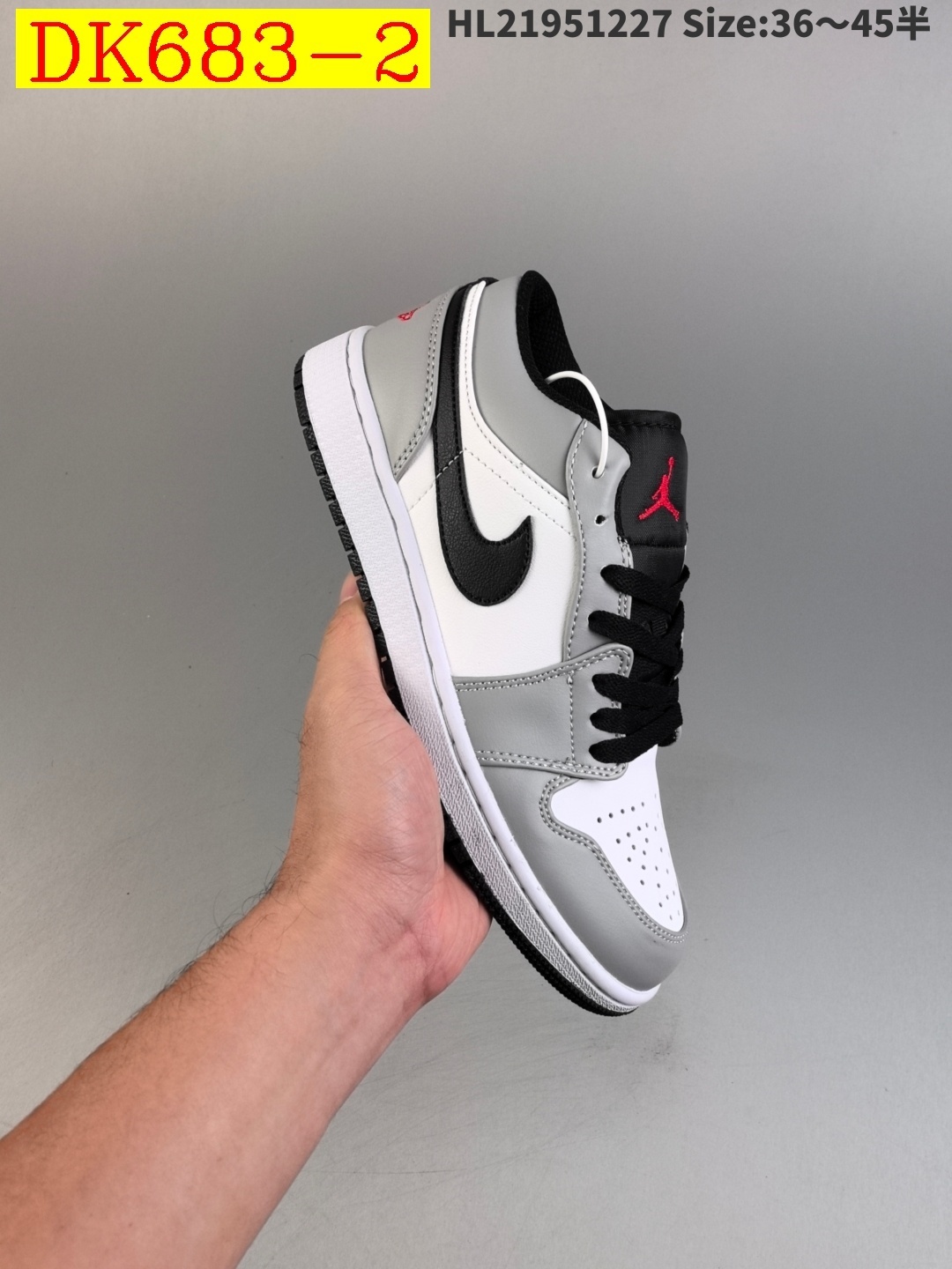 44$ dh Air Jordan 1 Low AJ1 Half size 36-45 51291034046 DK683 gallery