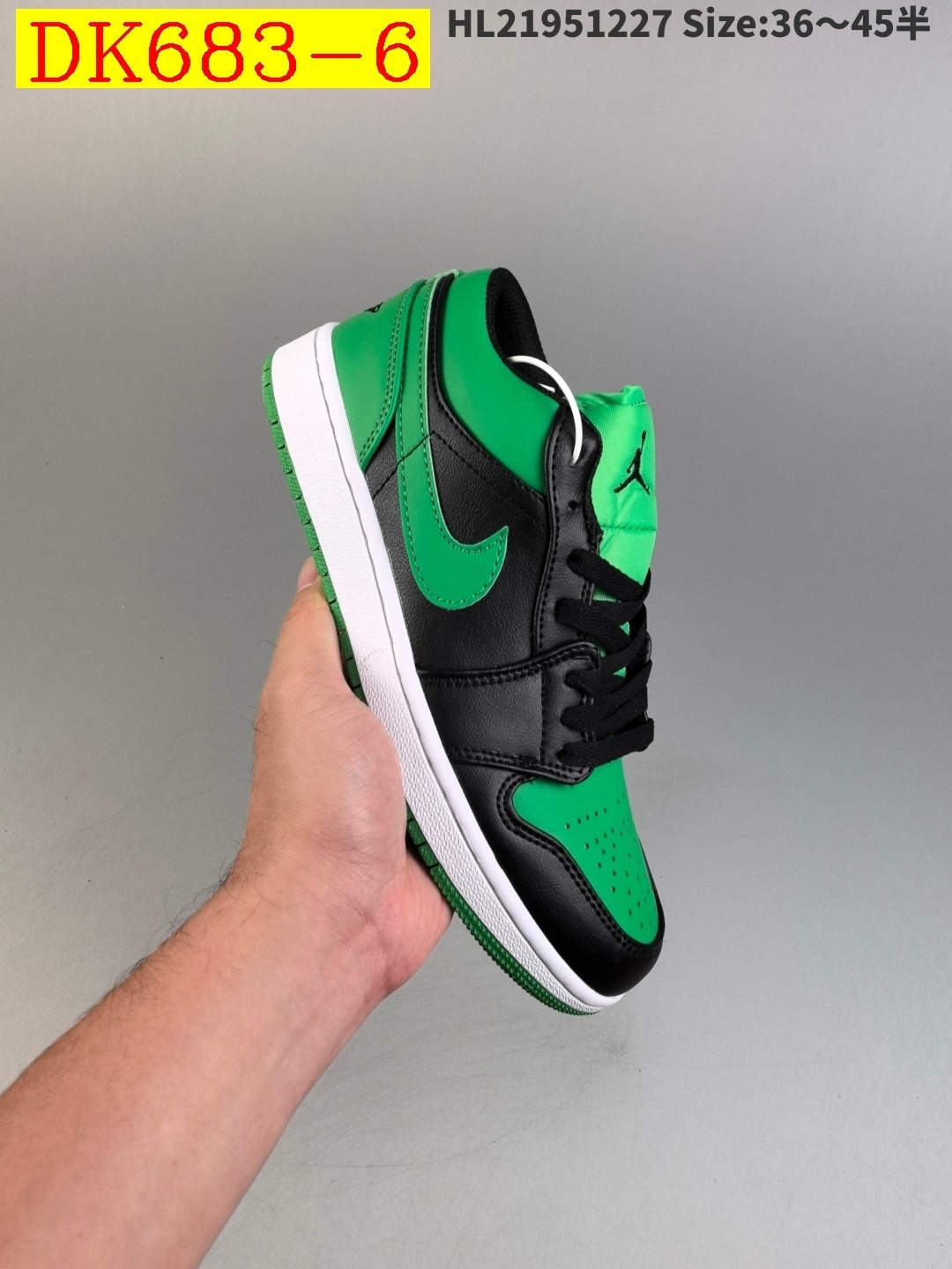 44$ dh Air Jordan 1 Low AJ1 Half size 36-45 51291034046 DK683 gallery