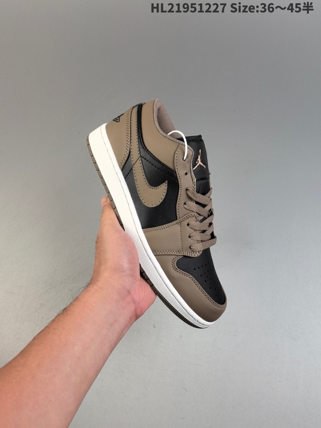 44$ dh Air Jordan 1 Low AJ1 Half size 36-45 51291034046 DK683 gallery