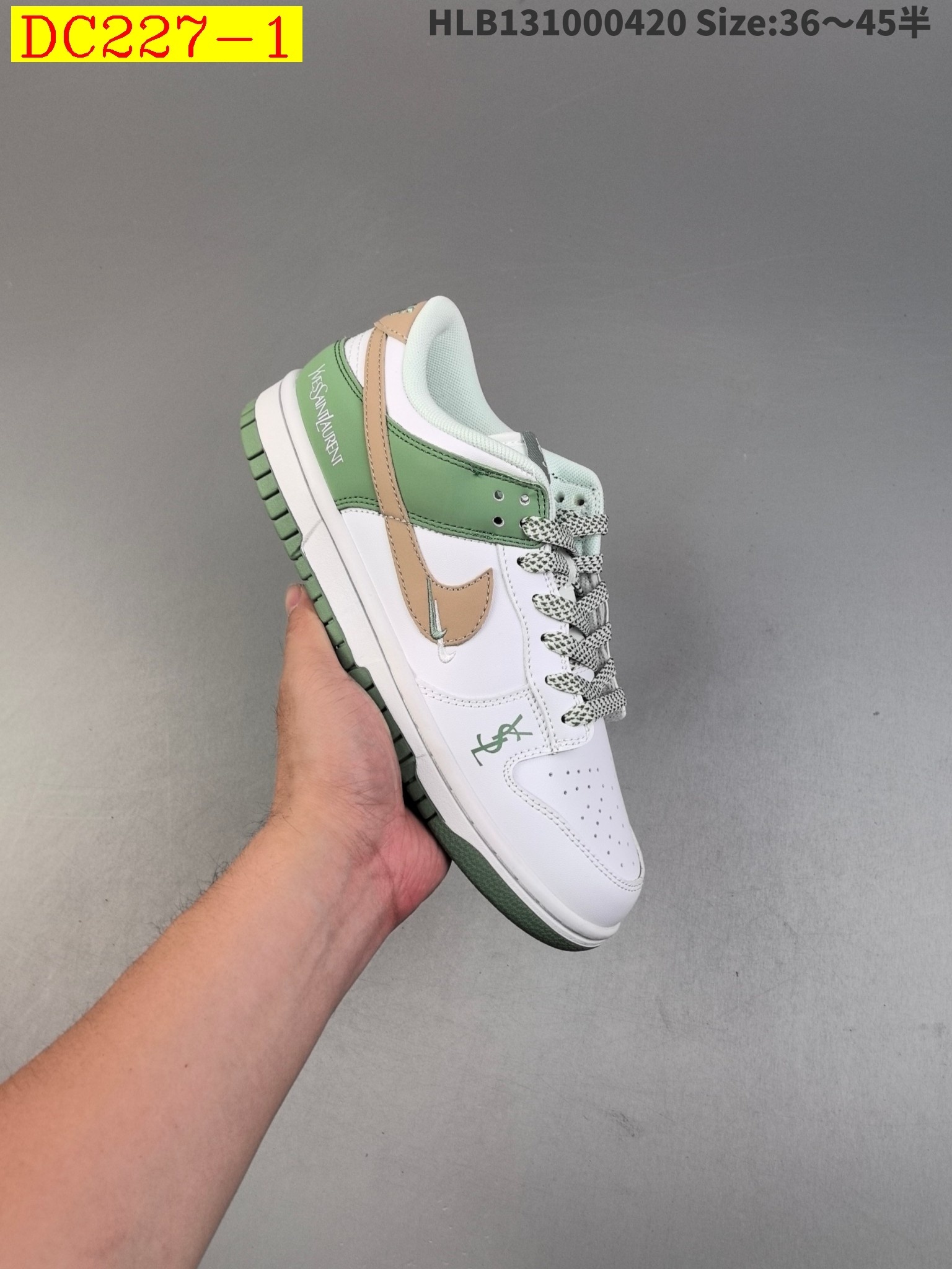 44$ dh NIKE SB Dunk Low half size 36-45 62501034049 DC227 gallery