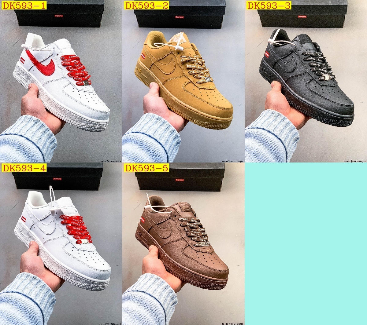 44$ dh Nike Air Force 1 Low Half size 36-45 71485034048 DK593 gallery