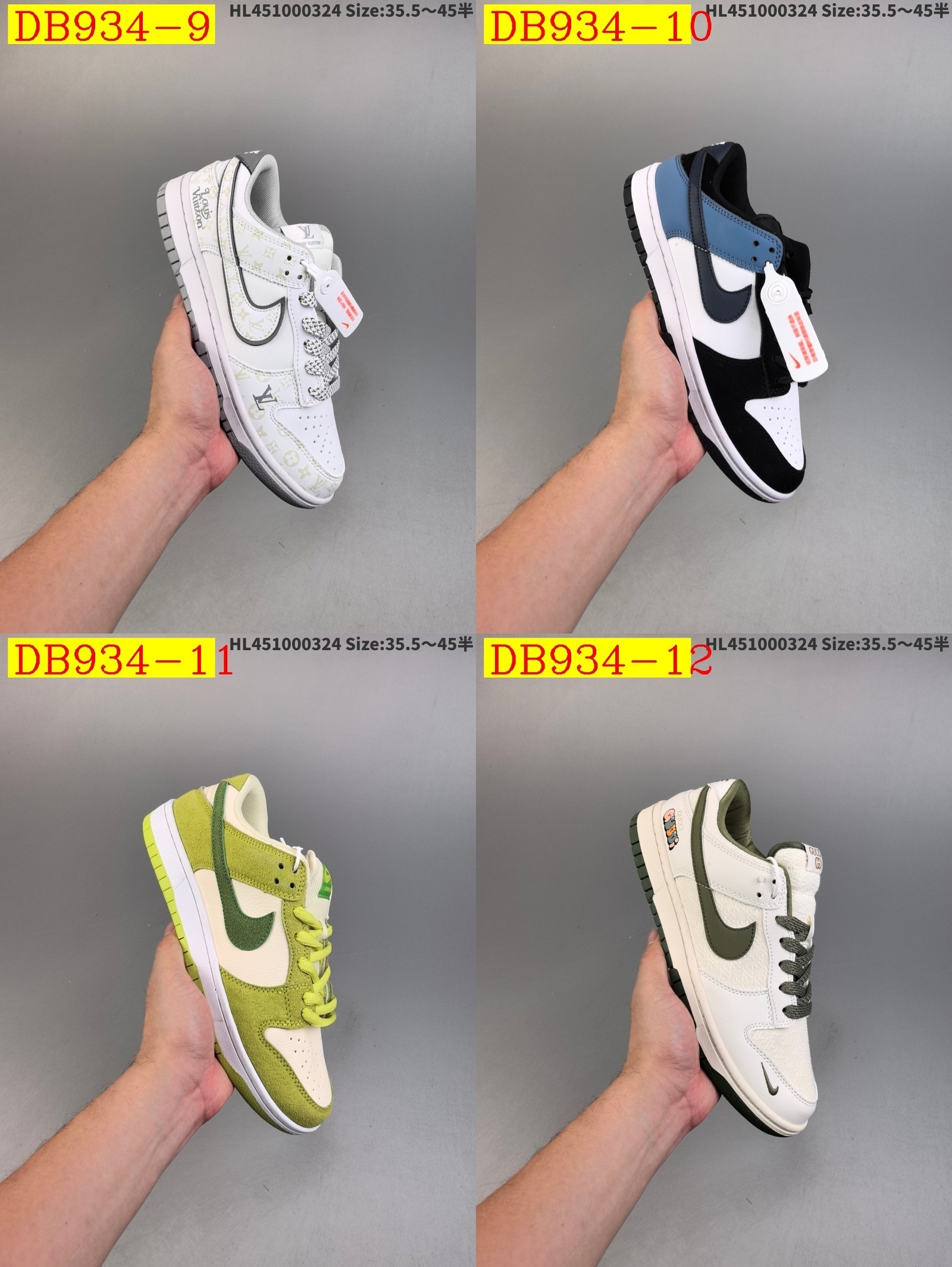 44$ dh Nike Sb Dunk Low Pro Half size 36-45 62301034049 DB934 gallery