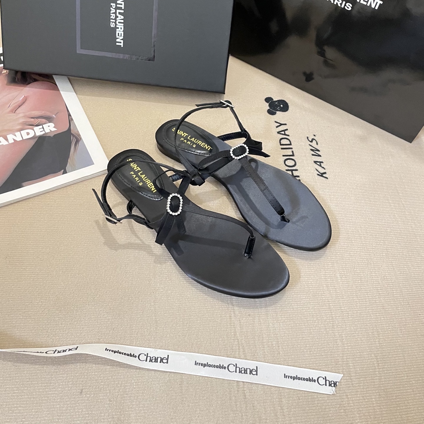 44$ dh SAINT LAUREN size 36-41 92825034048 MR239 gallery