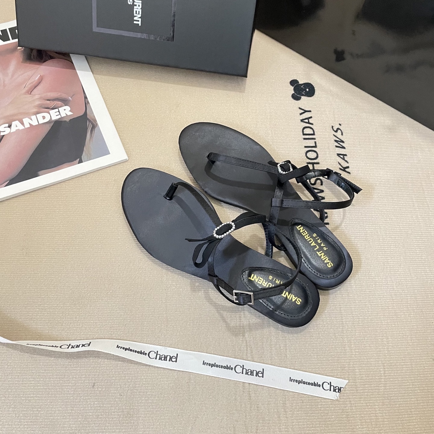 44$ dh SAINT LAUREN size 36-41 92825034048 MR239 gallery