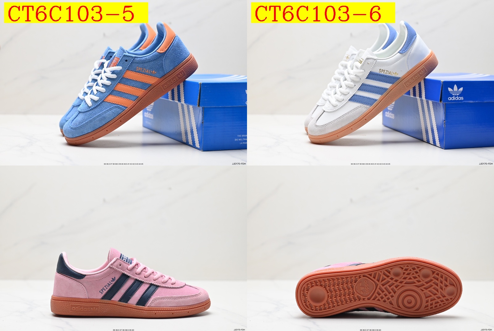 44$ new_dh Adidas Handball Spezial  SIZE 36-45 92625024828 CT6C103 gallery