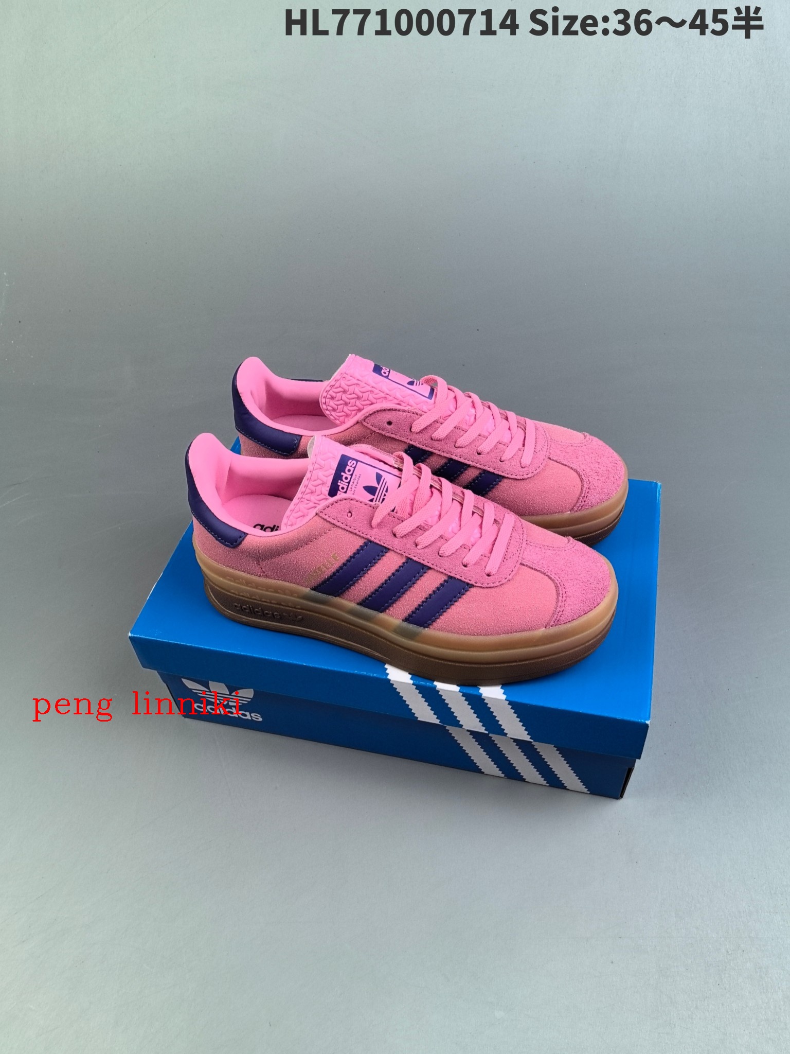 new_dh Adidas Originals Gazelle Bold W size 36 45 92604024922 DT459 gallery