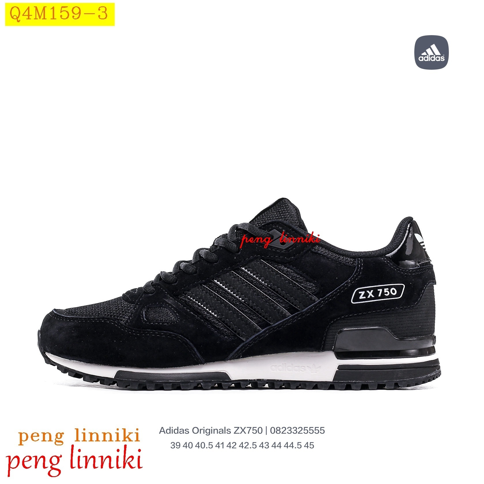 44$ new_dh Adidas Originals ZX750 SIZE 36-45 0823325555 82524024929 Q4M159 gallery