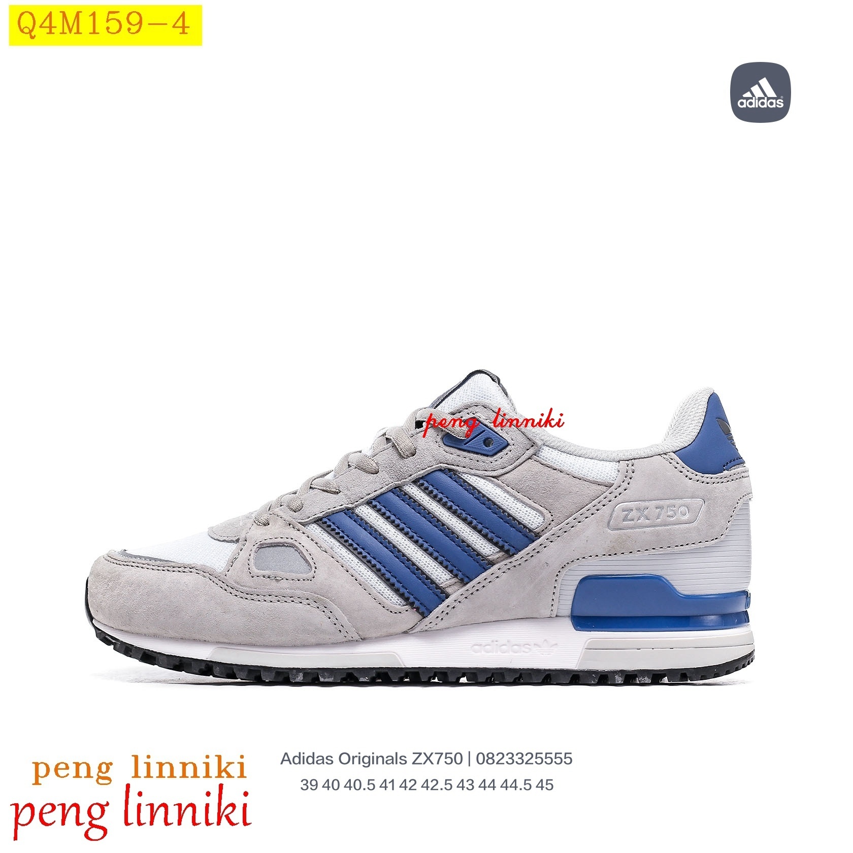 44$ new_dh Adidas Originals ZX750 SIZE 36-45 0823325555 82524024929 Q4M159 gallery