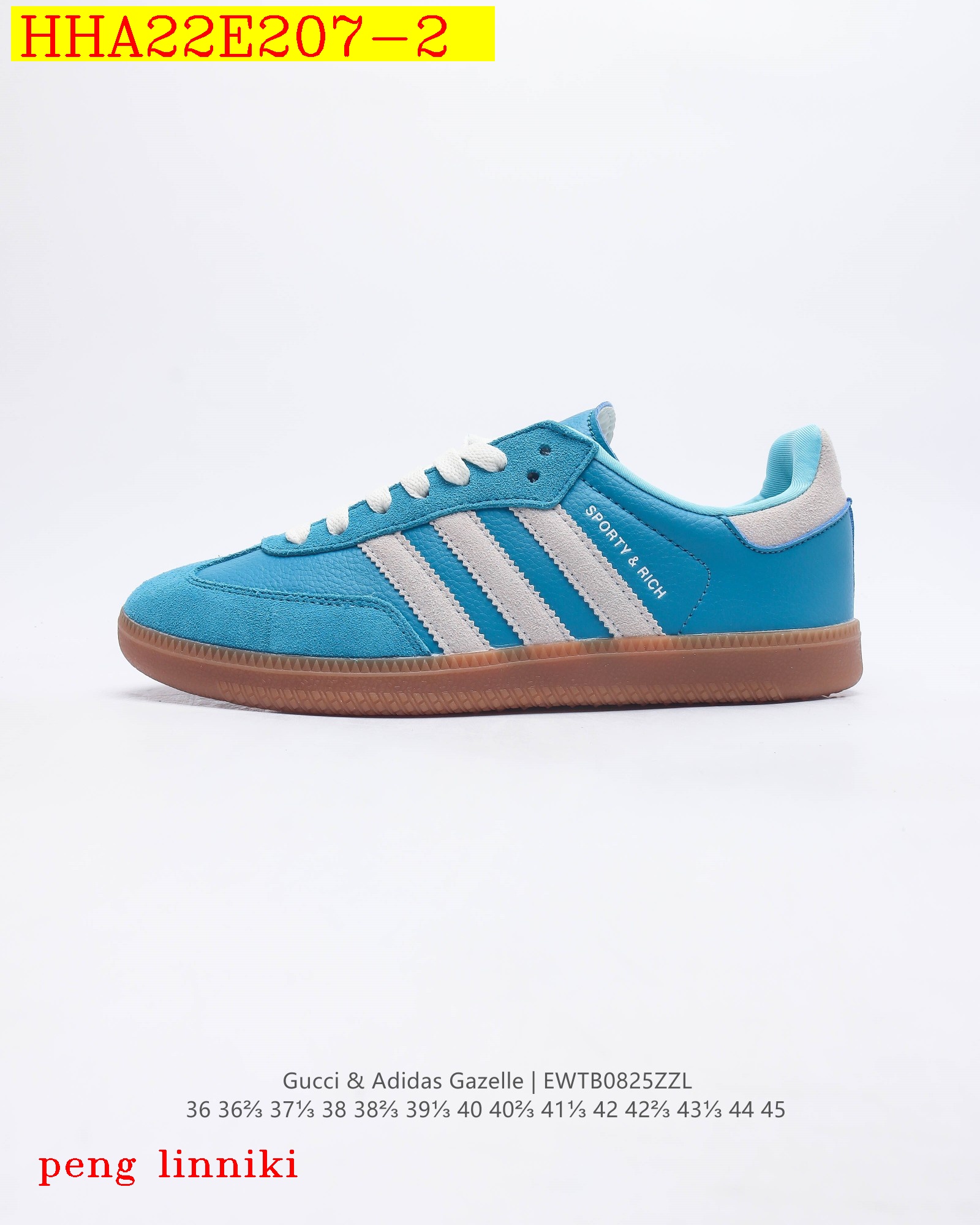 44$ new_dh Adidas originals x Gucci Gazelle SIZE 36-45 92420134022 HHA22E207 gallery
