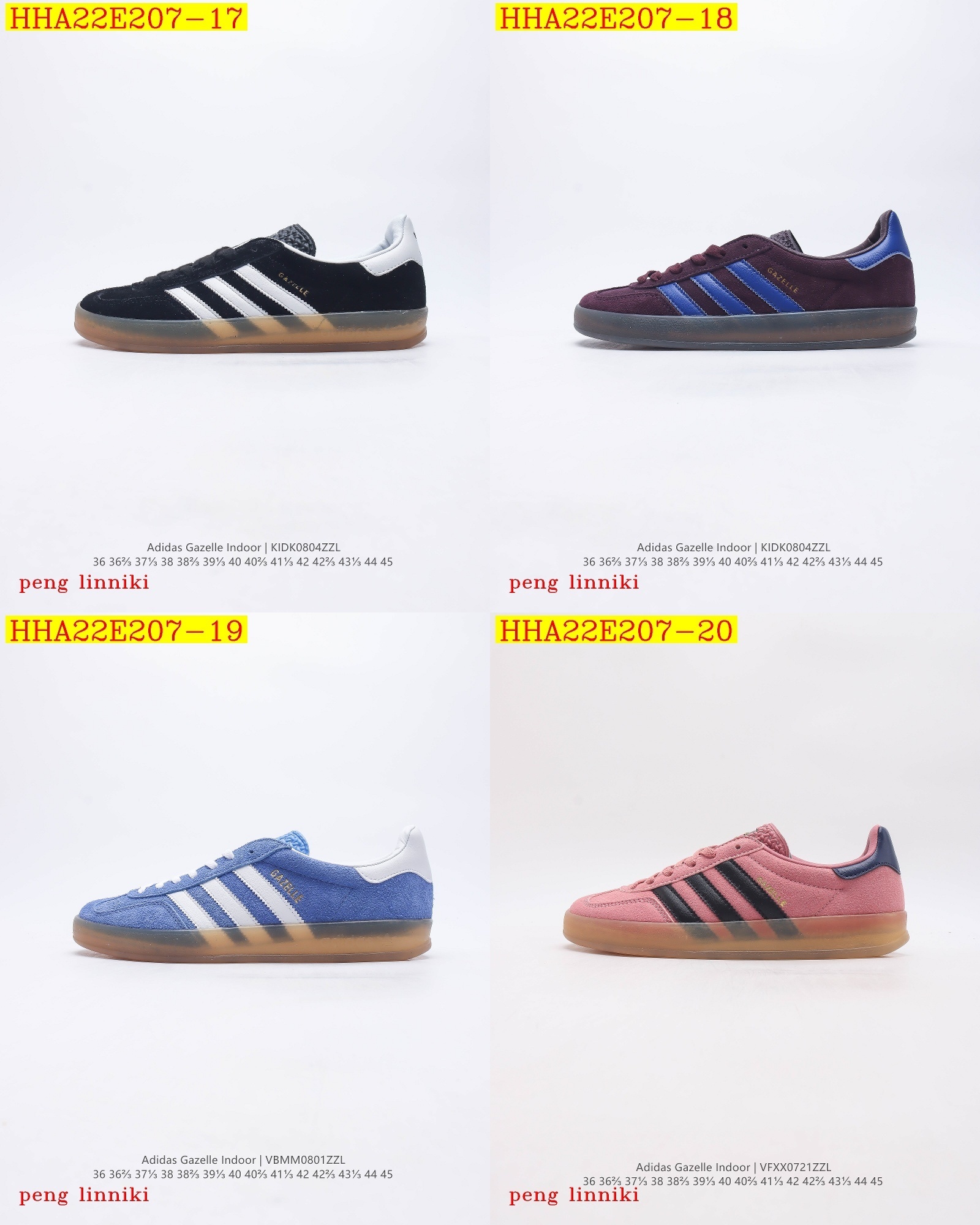 44$ new_dh Adidas originals x Gucci Gazelle SIZE 36-45 92420134022 HHA22E207 gallery