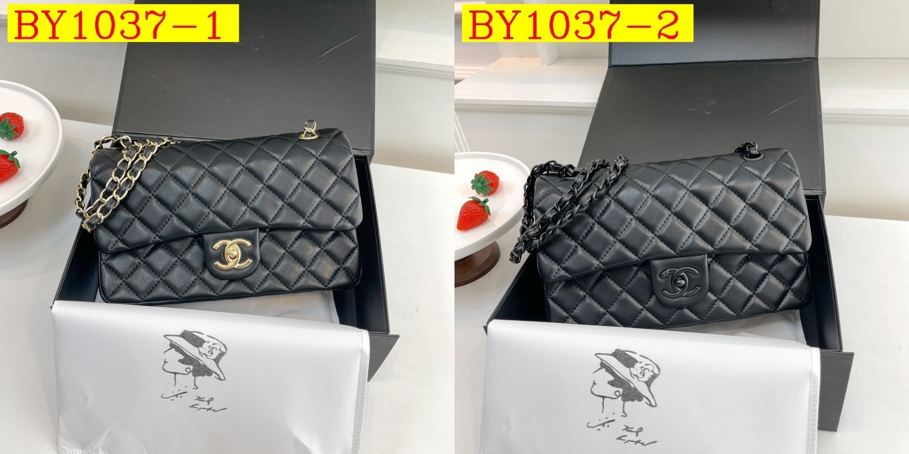 44$ new_dh CAHNEL 1112 Small square bag SIZE 26X16X8 CM 82526424921 BY1037 gallery