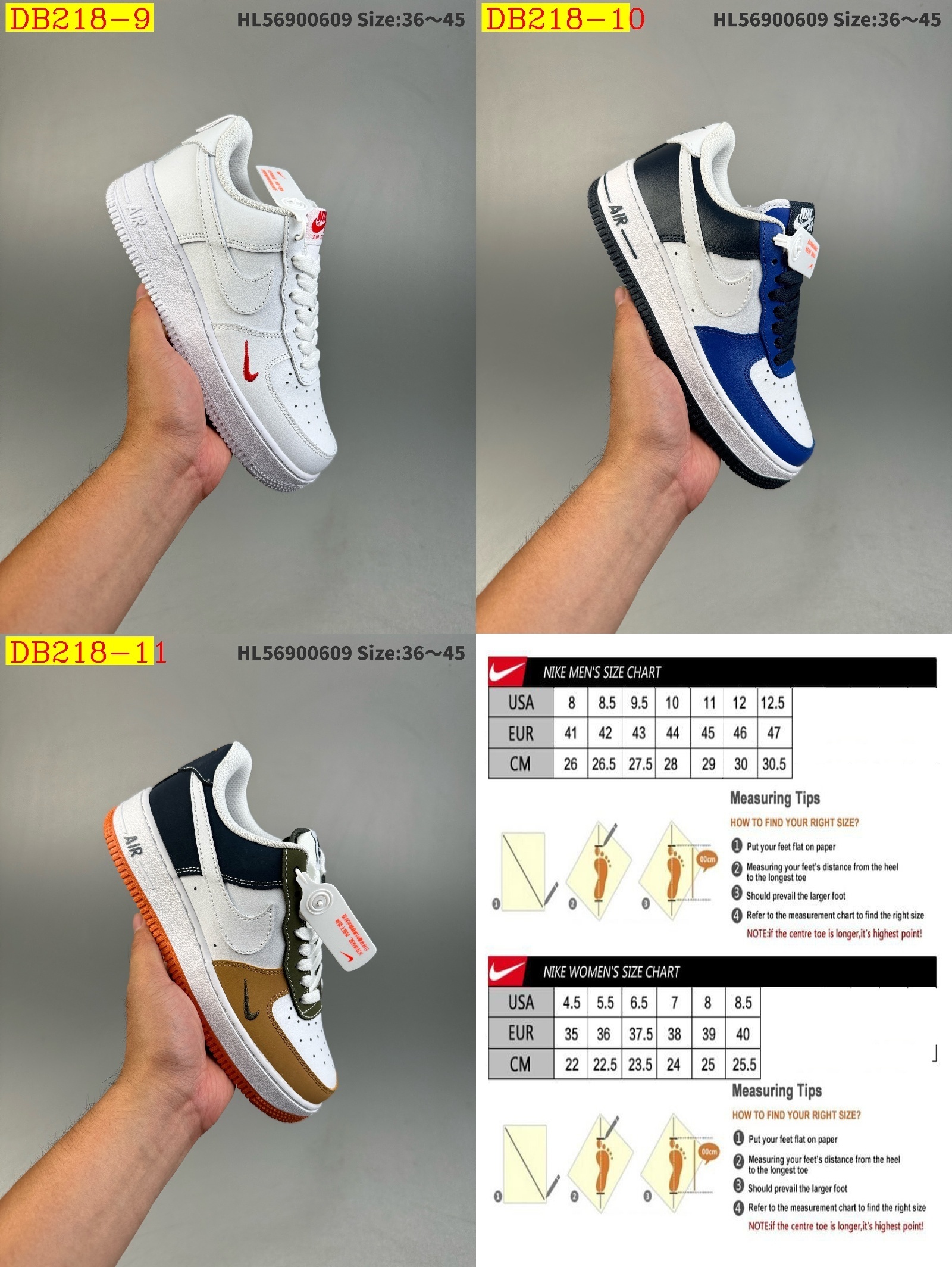 44$ new_dh Nike Air Force 1 07 Low size 36-45 51281024921 DB218 gallery