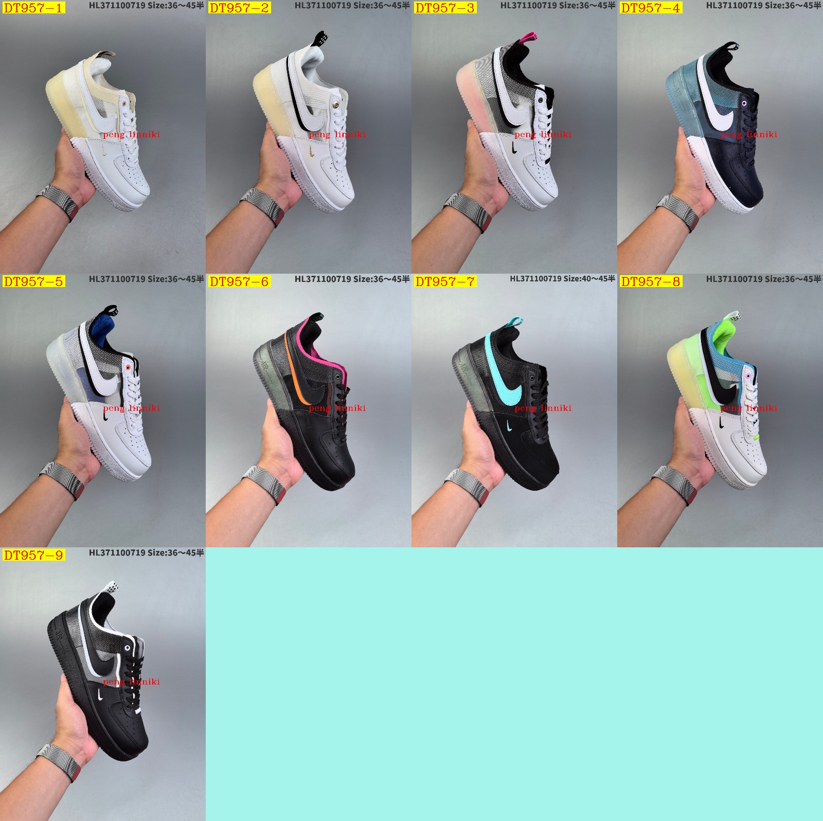 44$ new_dh Nike Air Force 1 Low SIZE 36-45 52124024829 DT957 gallery