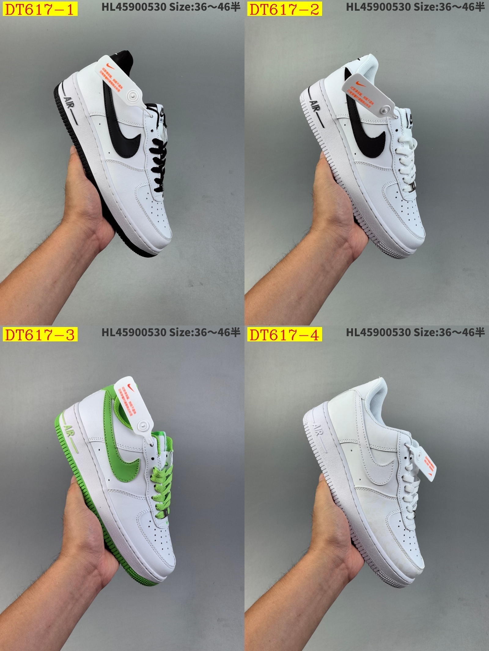 44$ new_dh Nike Air Force 1 Low SIZE 36-46 51281024827 DT617 gallery