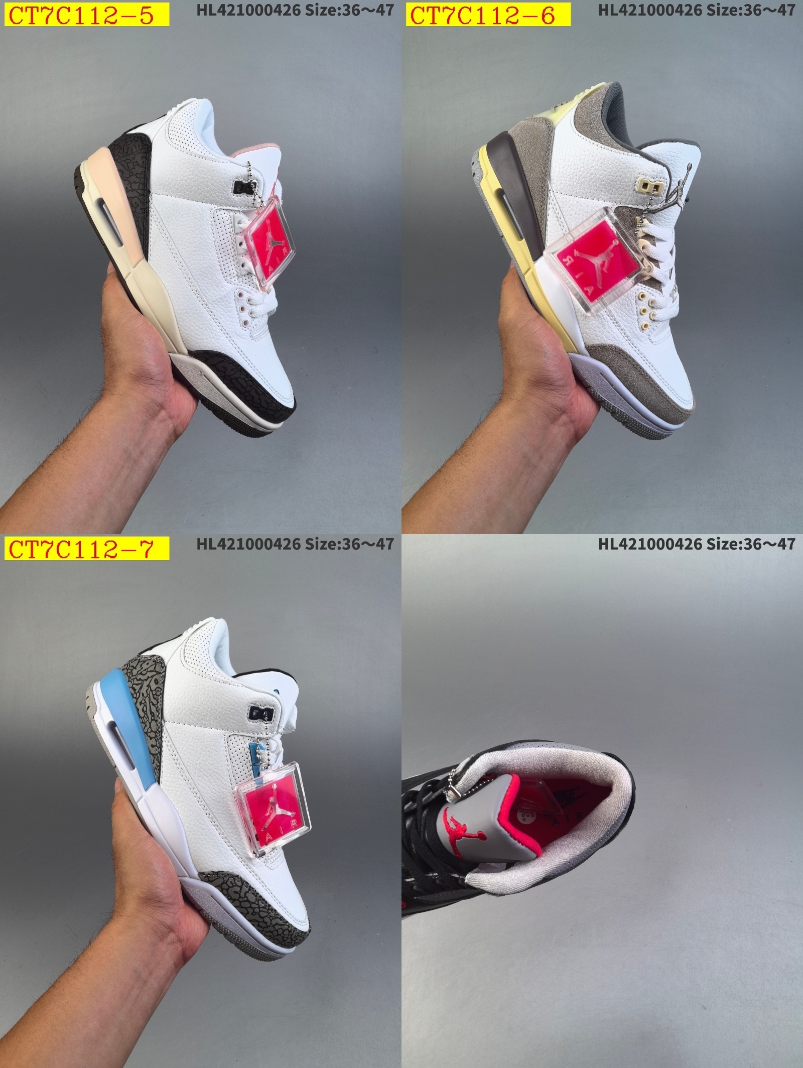 44$ new_dh Nike Air Jordan 3 Retro SE size 36-46 92605024922 CT7C112 gallery