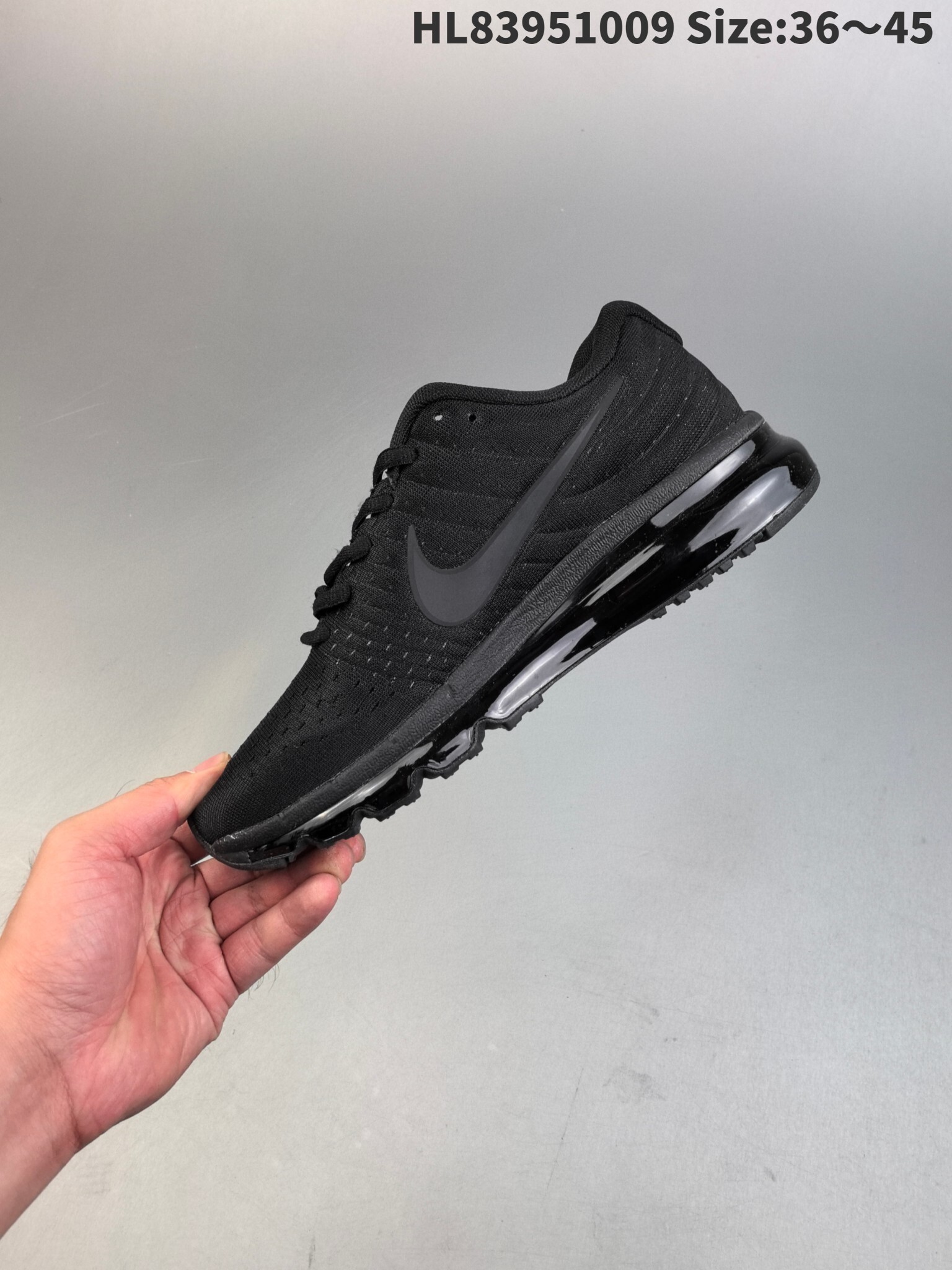 44$ new_dh Nike Air Max 2017 Triple Black size 36-45 61395024828 DT776 gallery