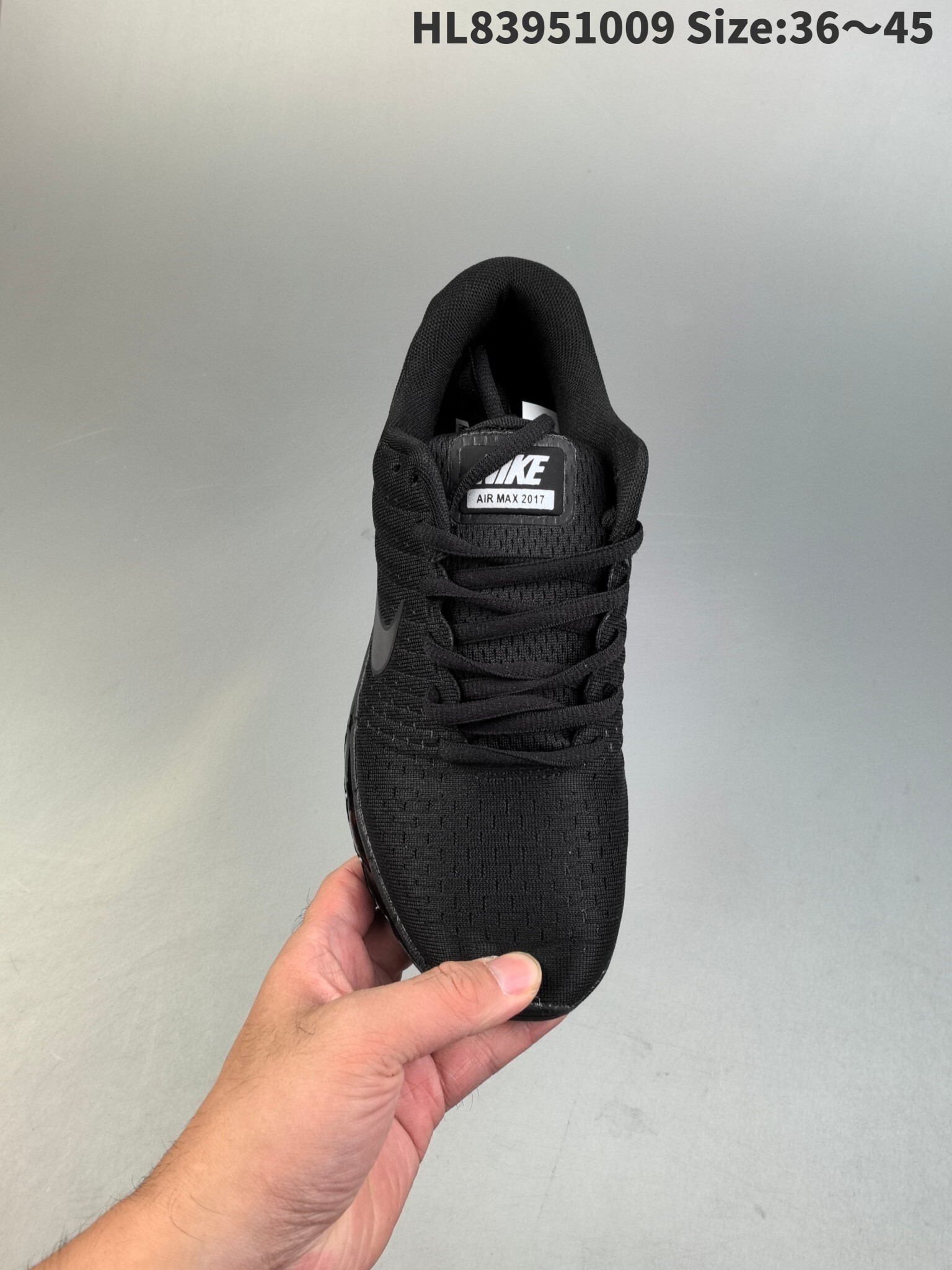 44$ new_dh Nike Air Max 2017 Triple Black size 36-45 61395024828 DT776 gallery