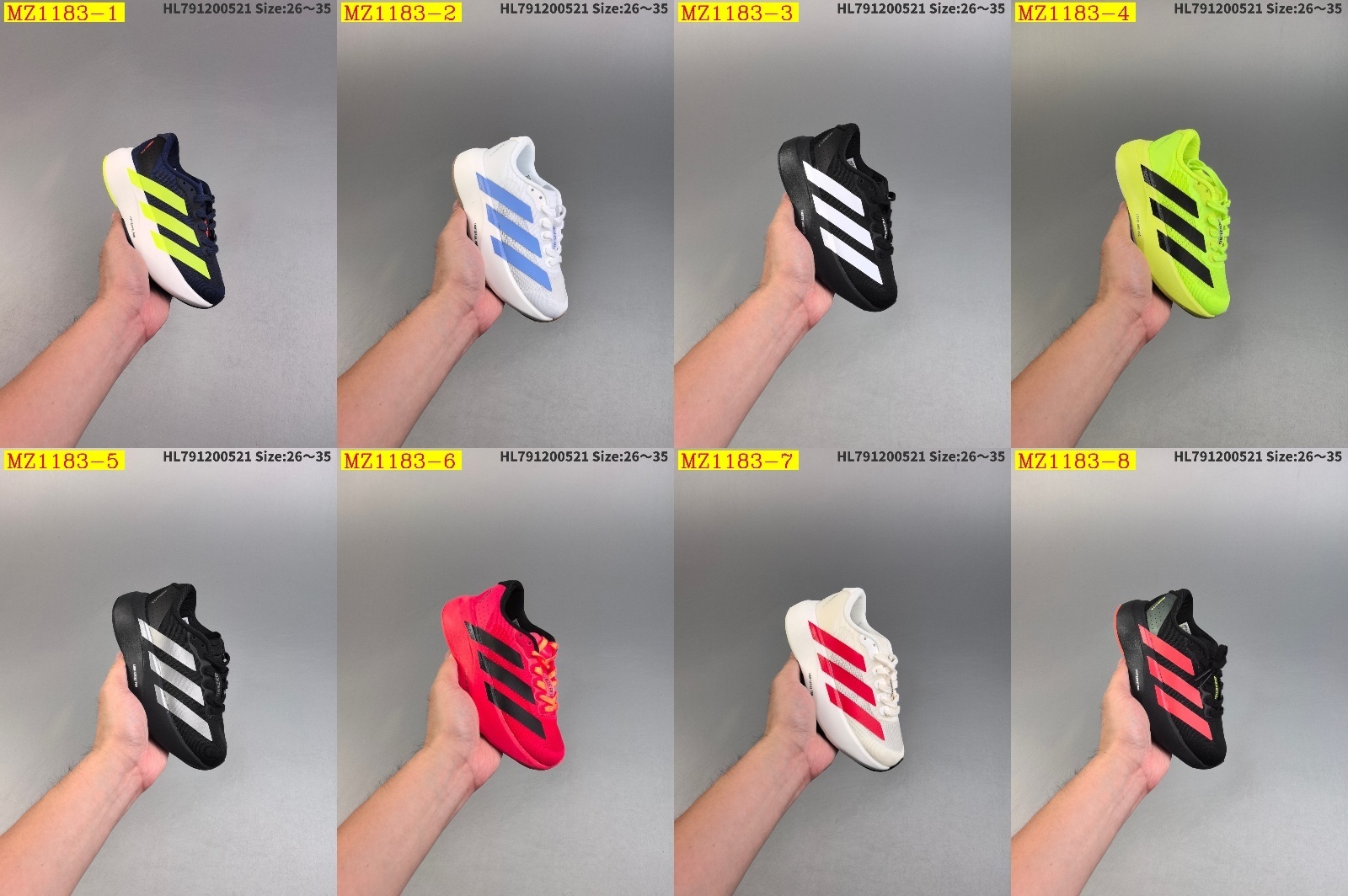 45$ Adidas Adizero Evo SLfor kids size 26-35 223420 MZ1183 gallery