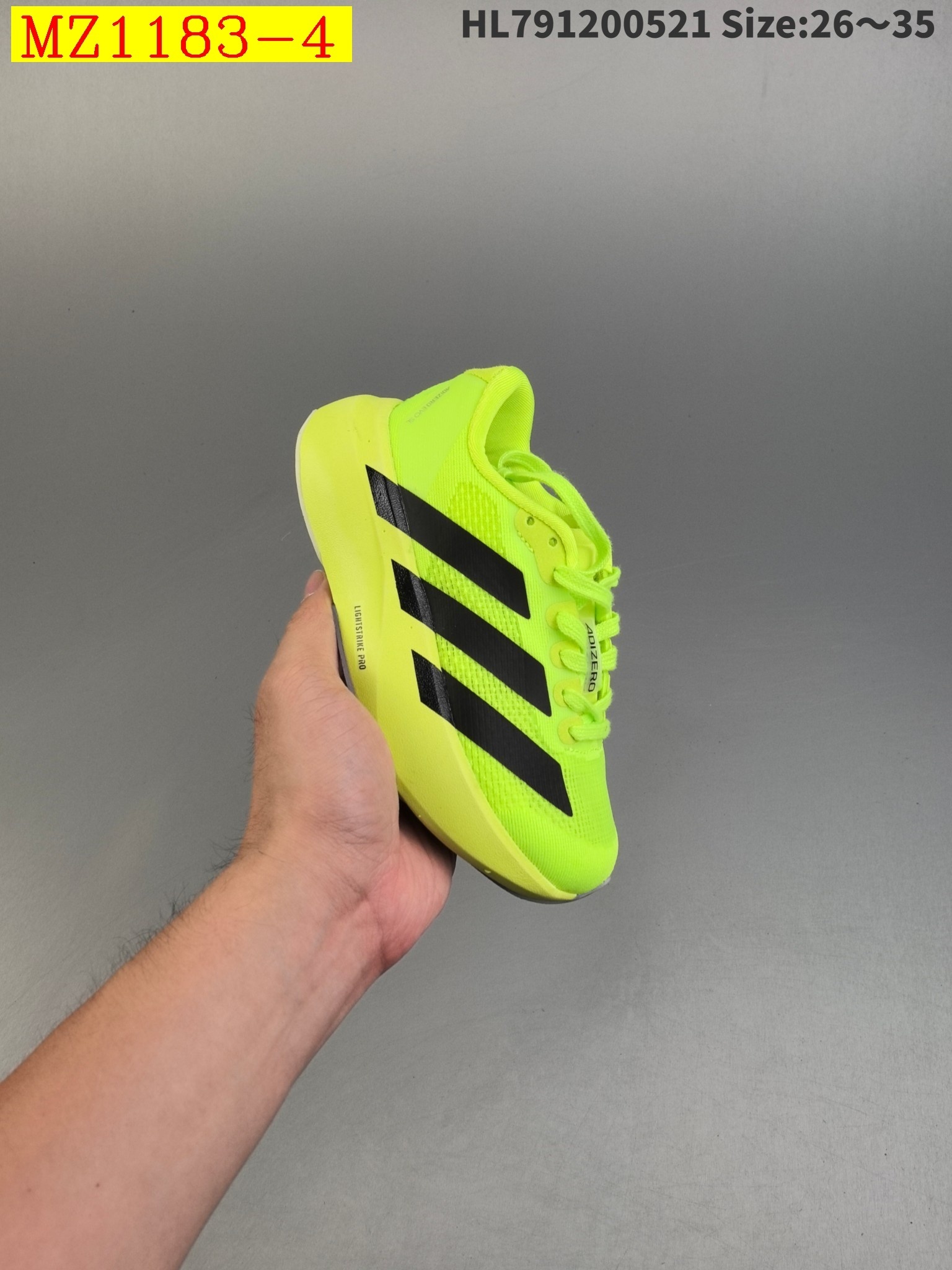 45$ Adidas Adizero Evo SLfor kids size 26-35 223420 MZ1183 gallery